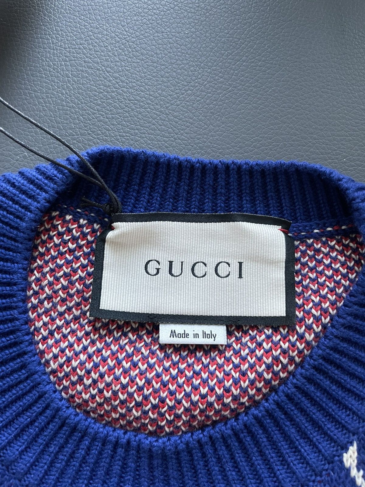 Gucci $2,500 Value NEW Rare Runway Brand NEW GG Logo Star Sweater Size US L / EU 52-54 / 3 - 21 Thumbnail