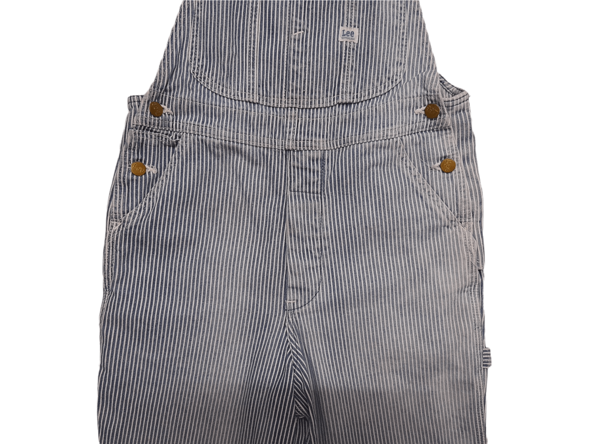 Lee LEE Hickory Denim Overalls (E116) Size US 31 - 3 Thumbnail