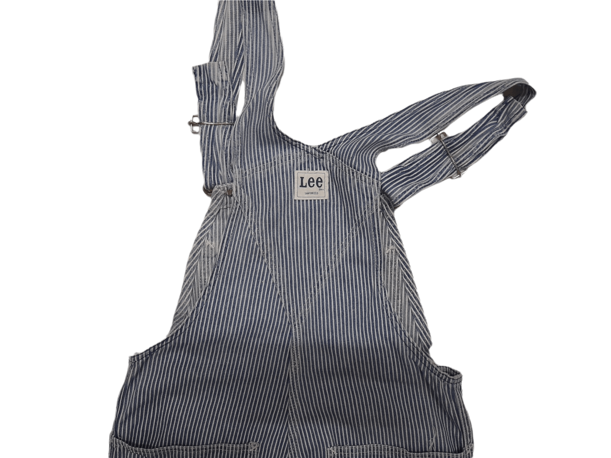 Lee LEE Hickory Denim Overalls (E116) Size US 31 - 10 Thumbnail
