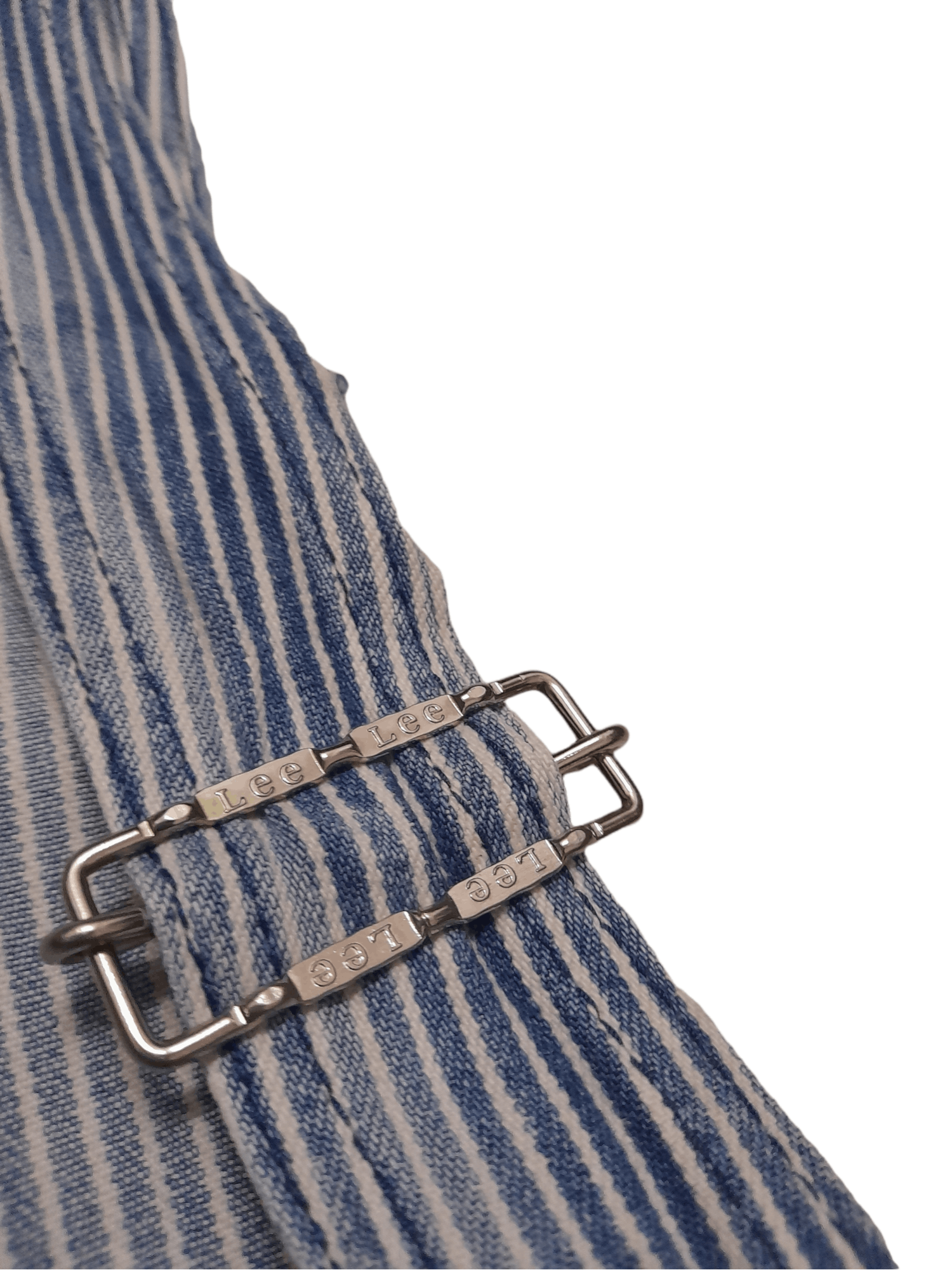 Lee LEE Hickory Denim Overalls (E116) Size US 31 - 6 Thumbnail