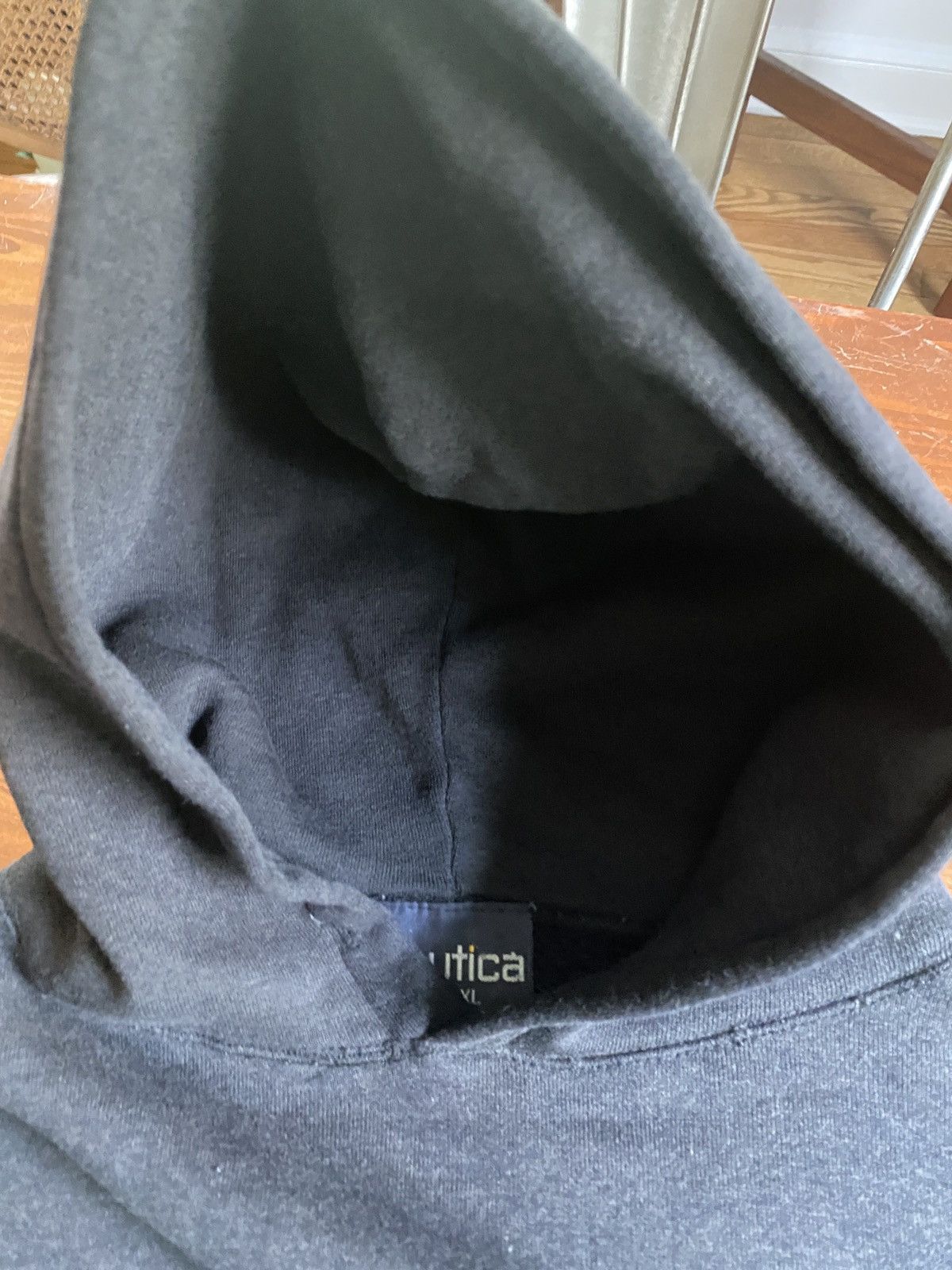 Nautica Vintage 90’s Nautica Big Logo Oversized Hoodie Sweatshirt Size US XL / EU 56 / 4 - 12 Thumbnail