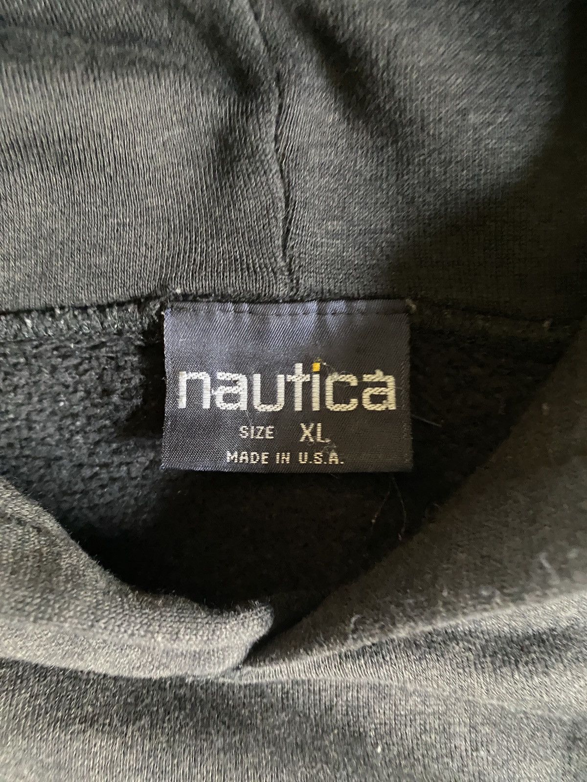Nautica Vintage 90’s Nautica Big Logo Oversized Hoodie Sweatshirt Size US XL / EU 56 / 4 - 13 Thumbnail