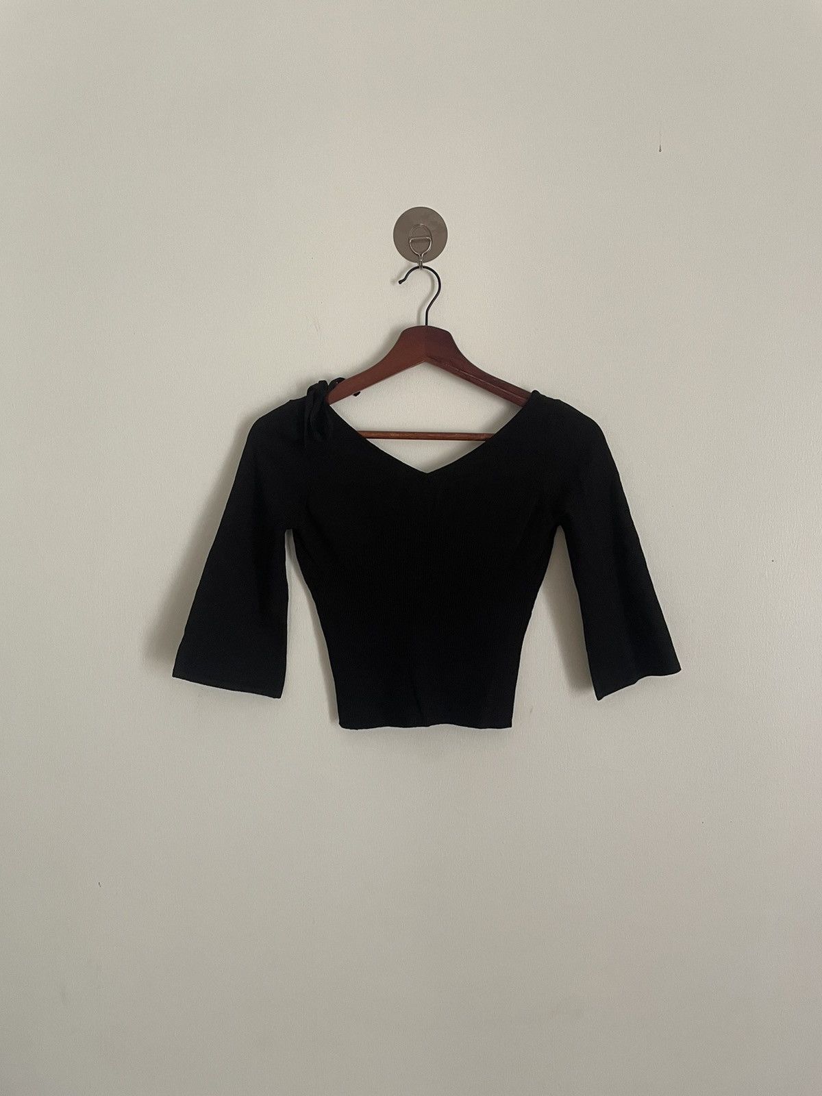 Anna Molinari × Blumarine Anna Molinari Women Crop top Size ONE SIZE - 2 Thumbnail