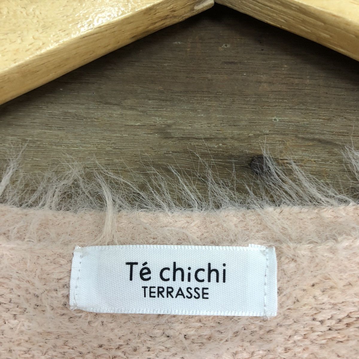 Homespun Knitwear DL Te’Chichi Peach Mohair Shag Shaggy Knitwear #c1086 Size US S / EU 44-46 / 1 - 10 Thumbnail