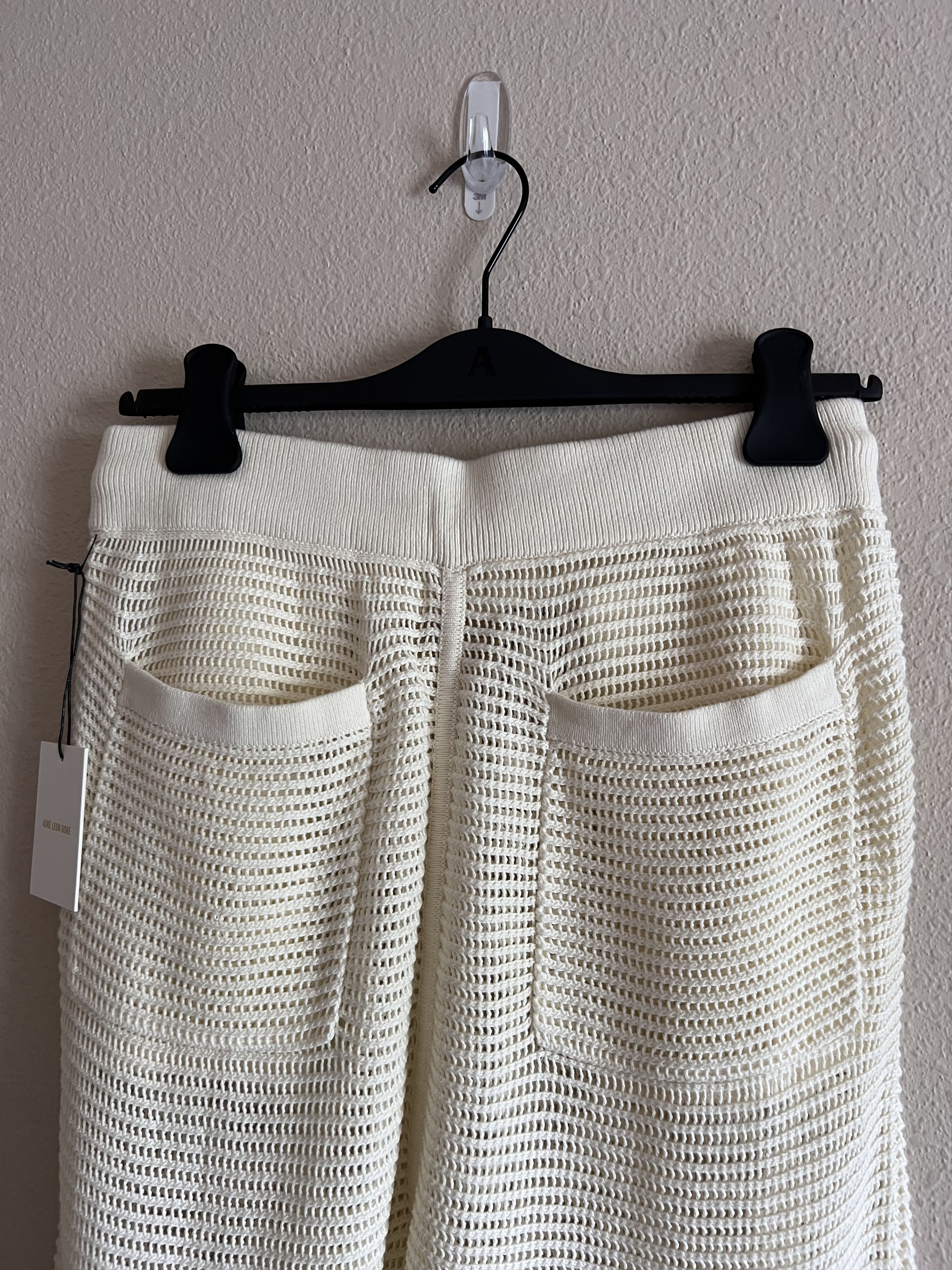 Aime Leon Dore Aime Leon Dore Mesh Knit Pants in Natural Size US 30 / EU 46 - 6 Thumbnail