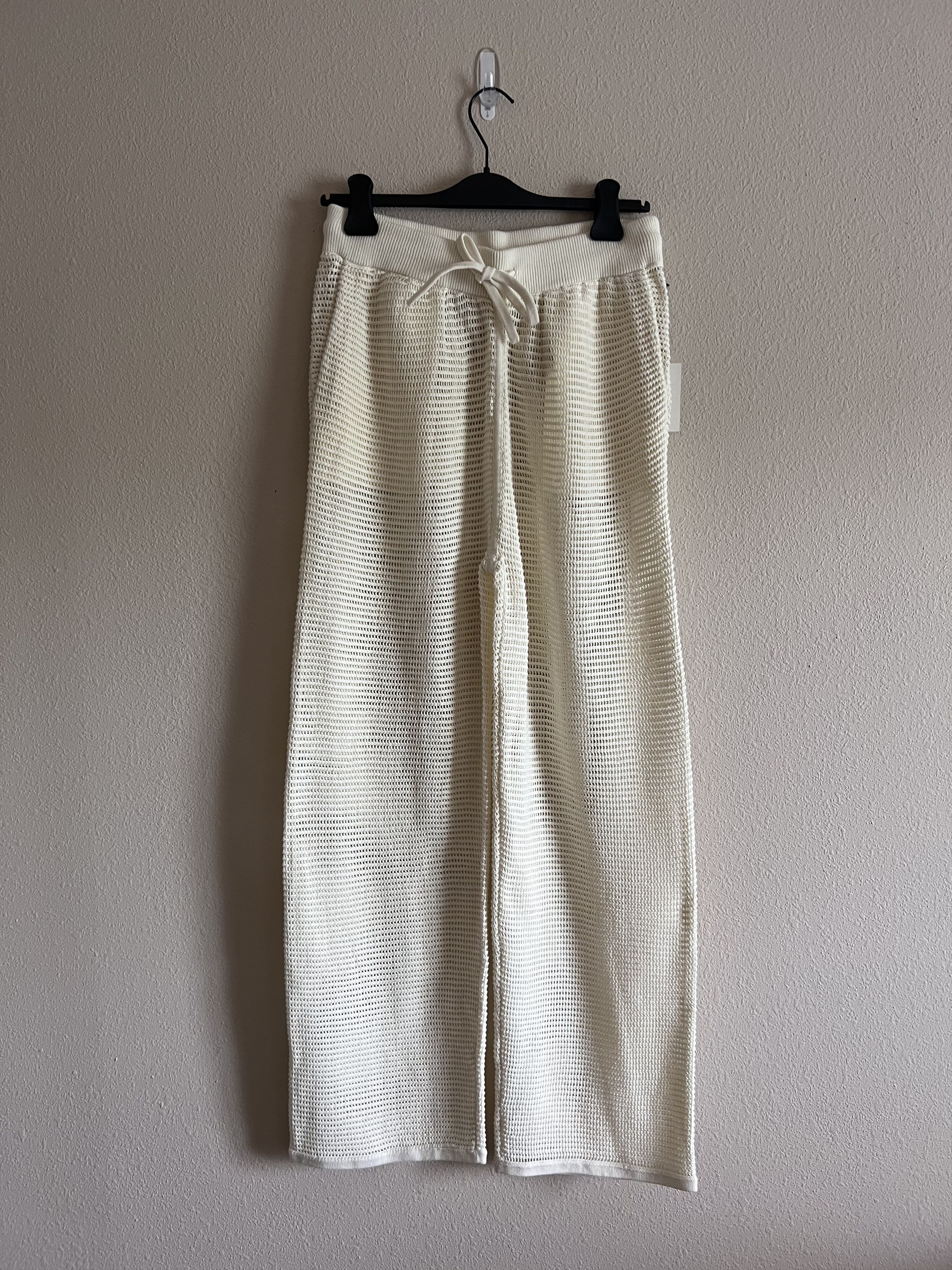 image of Aime Leon Dore Mesh Knit Pants In Natural, Men's (Size 30)