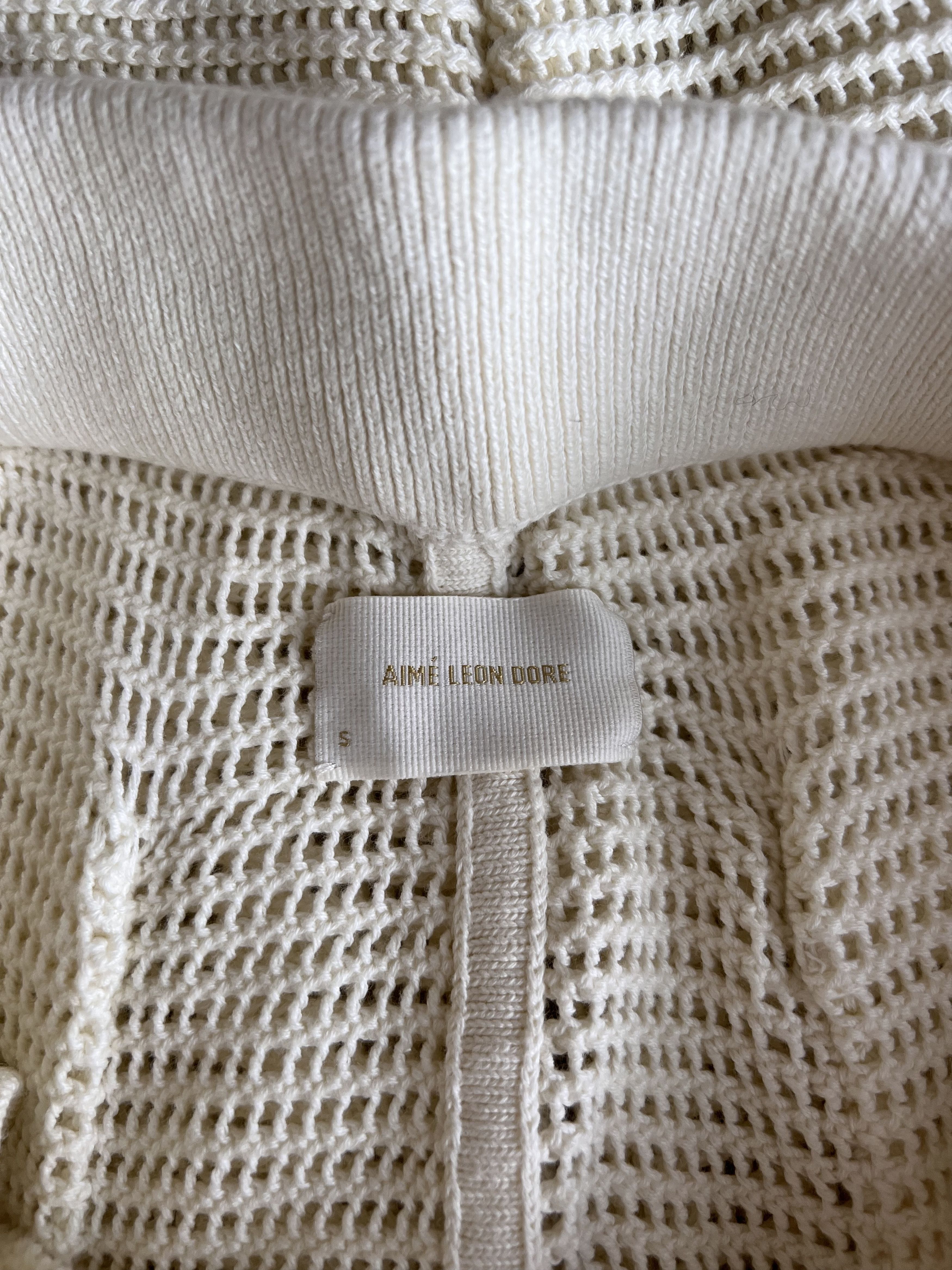 Aime Leon Dore Aime Leon Dore Mesh Knit Pants in Natural Size US 30 / EU 46 - 8 Thumbnail