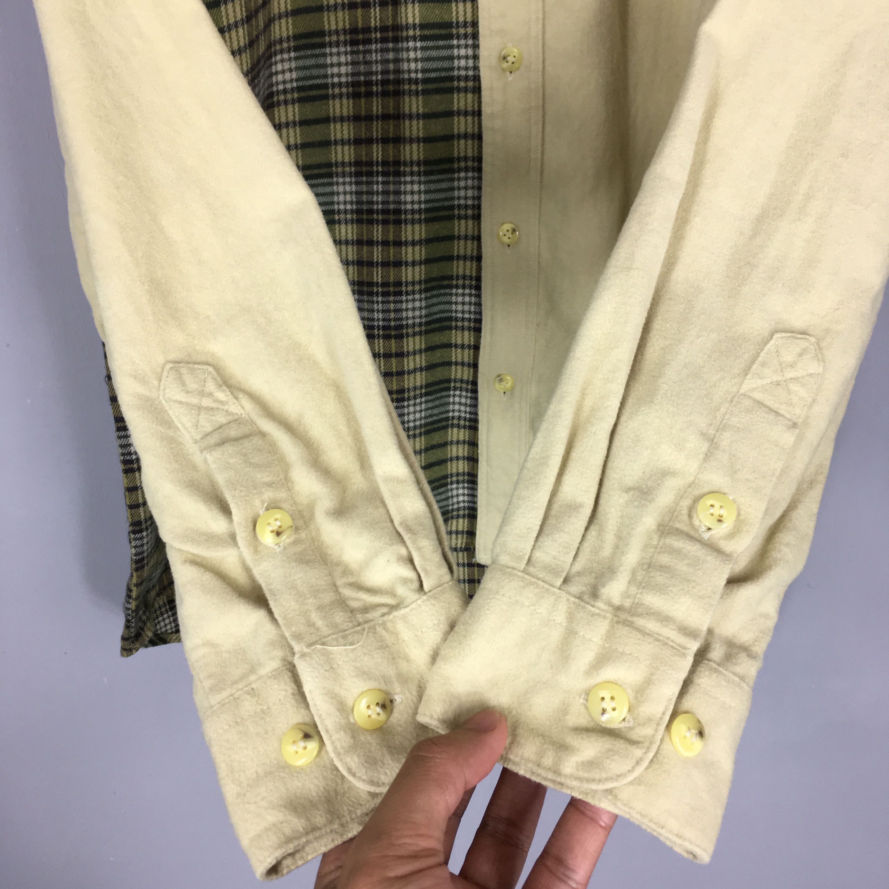 Cowboy Equipment × Flannel × Vintage Vintage 90s Cowboy Western Checkered Flannel Shirt Size L Size US L / EU 52-54 / 3 - 4 Thumbnail