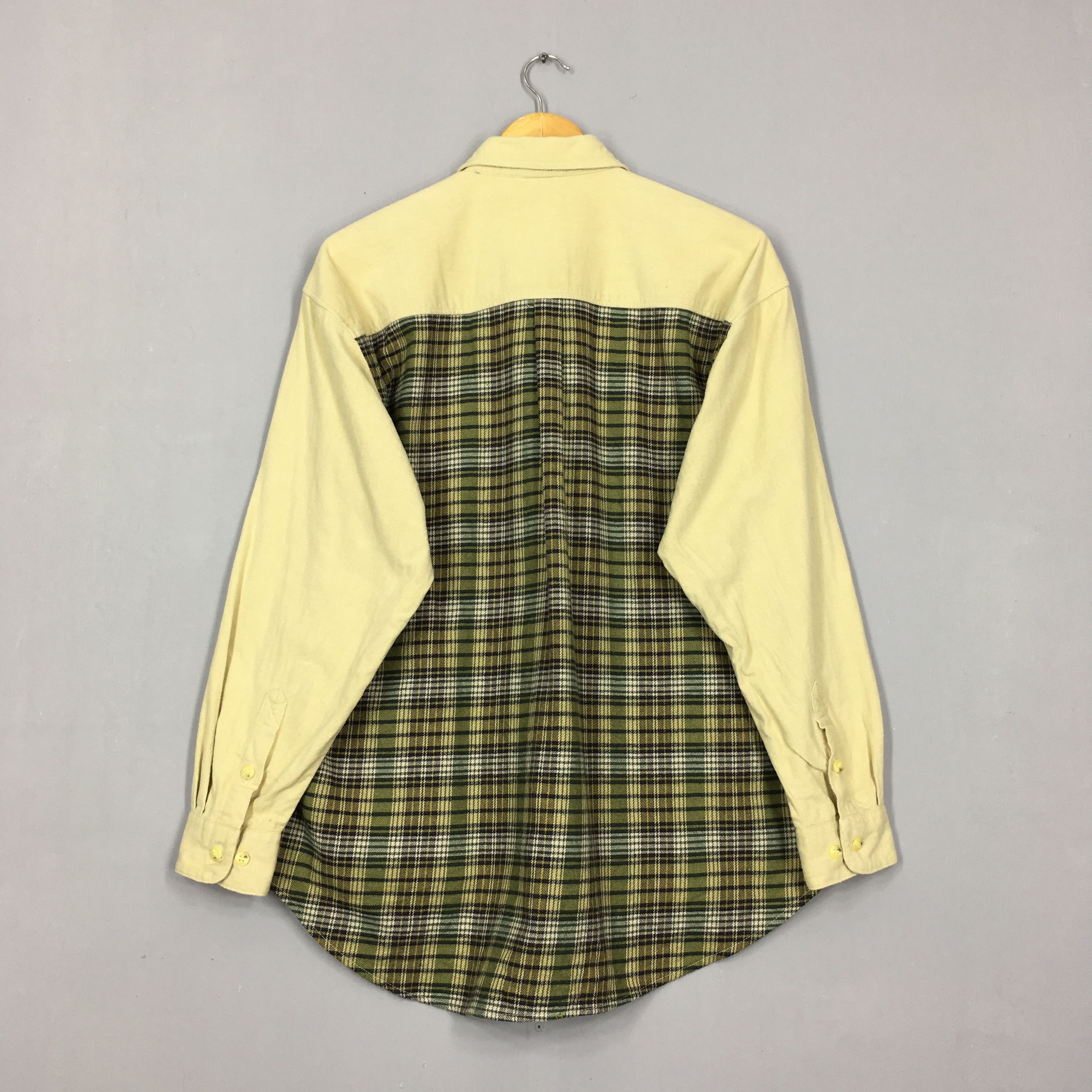 Cowboy Equipment × Flannel × Vintage Vintage 90s Cowboy Western Checkered Flannel Shirt Size L Size US L / EU 52-54 / 3 - 6 Thumbnail