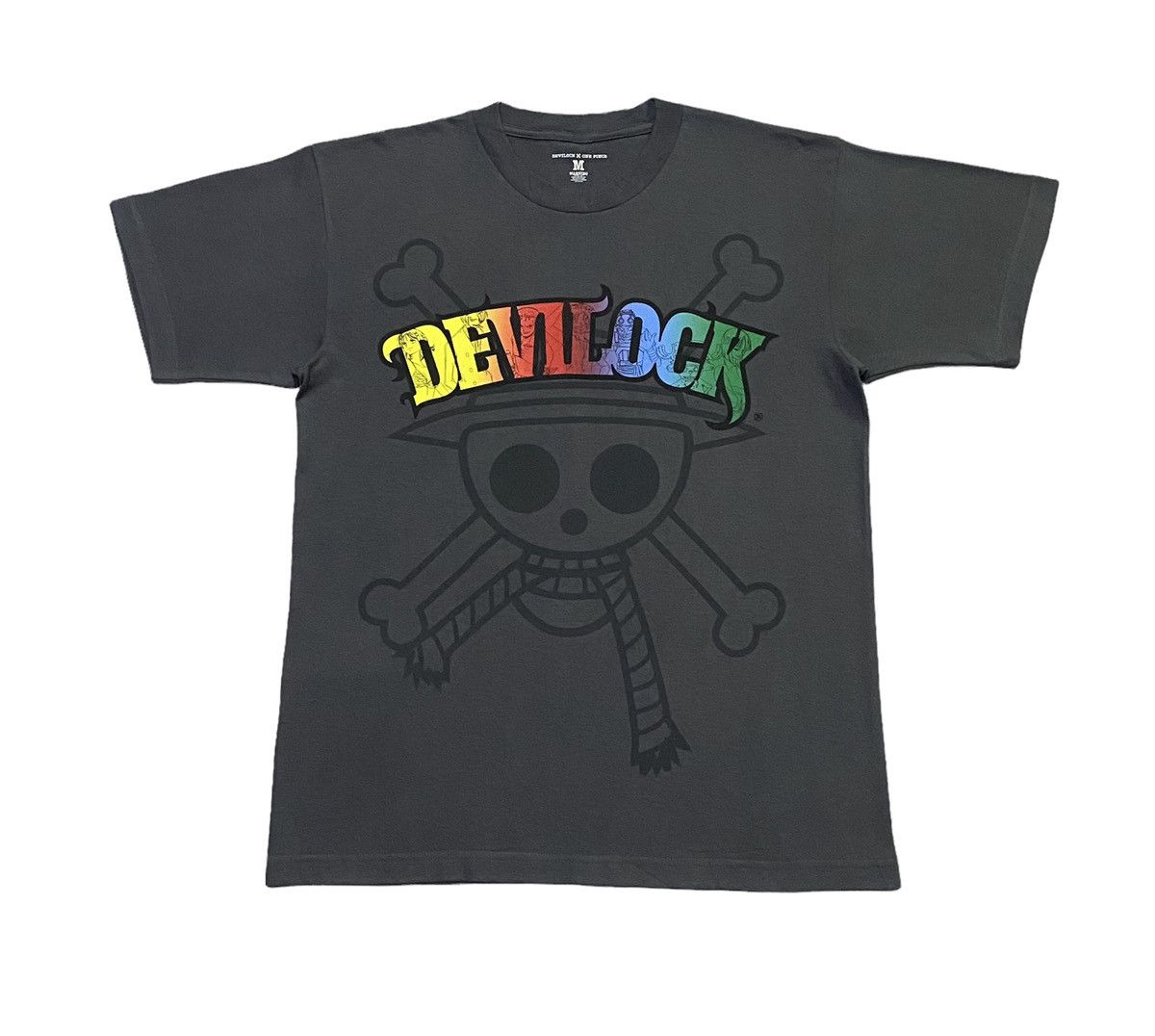 Anime × Devilock × One Piece Devilock x One Piece Collaboration Anime Big Print T-Shirt Size US M / EU 48-50 / 2 - 2 Thumbnail