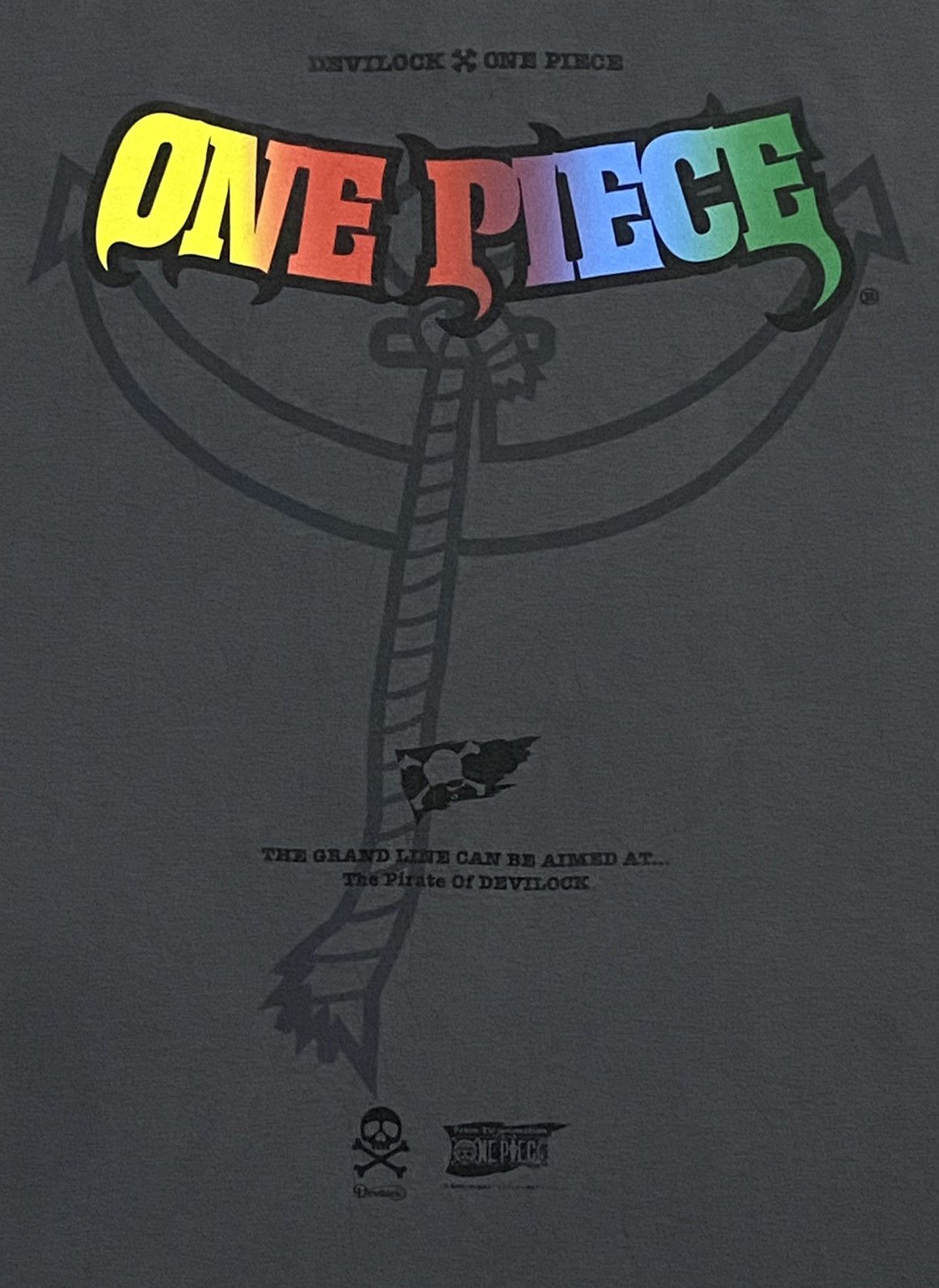Anime × Devilock × One Piece Devilock x One Piece Collaboration Anime Big Print T-Shirt Size US M / EU 48-50 / 2 - 14 Thumbnail