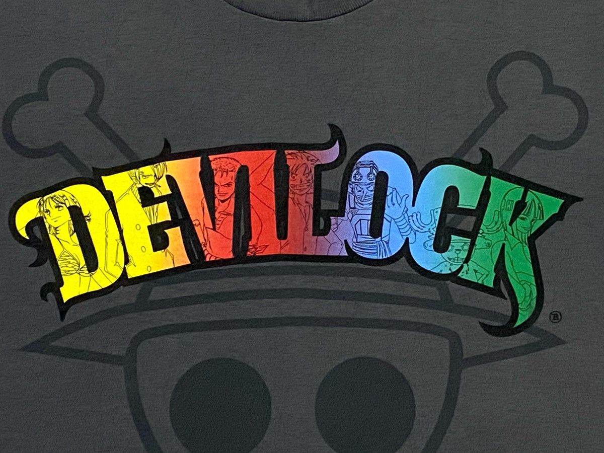 Anime × Devilock × One Piece Devilock x One Piece Collaboration Anime Big Print T-Shirt Size US M / EU 48-50 / 2 - 11 Thumbnail