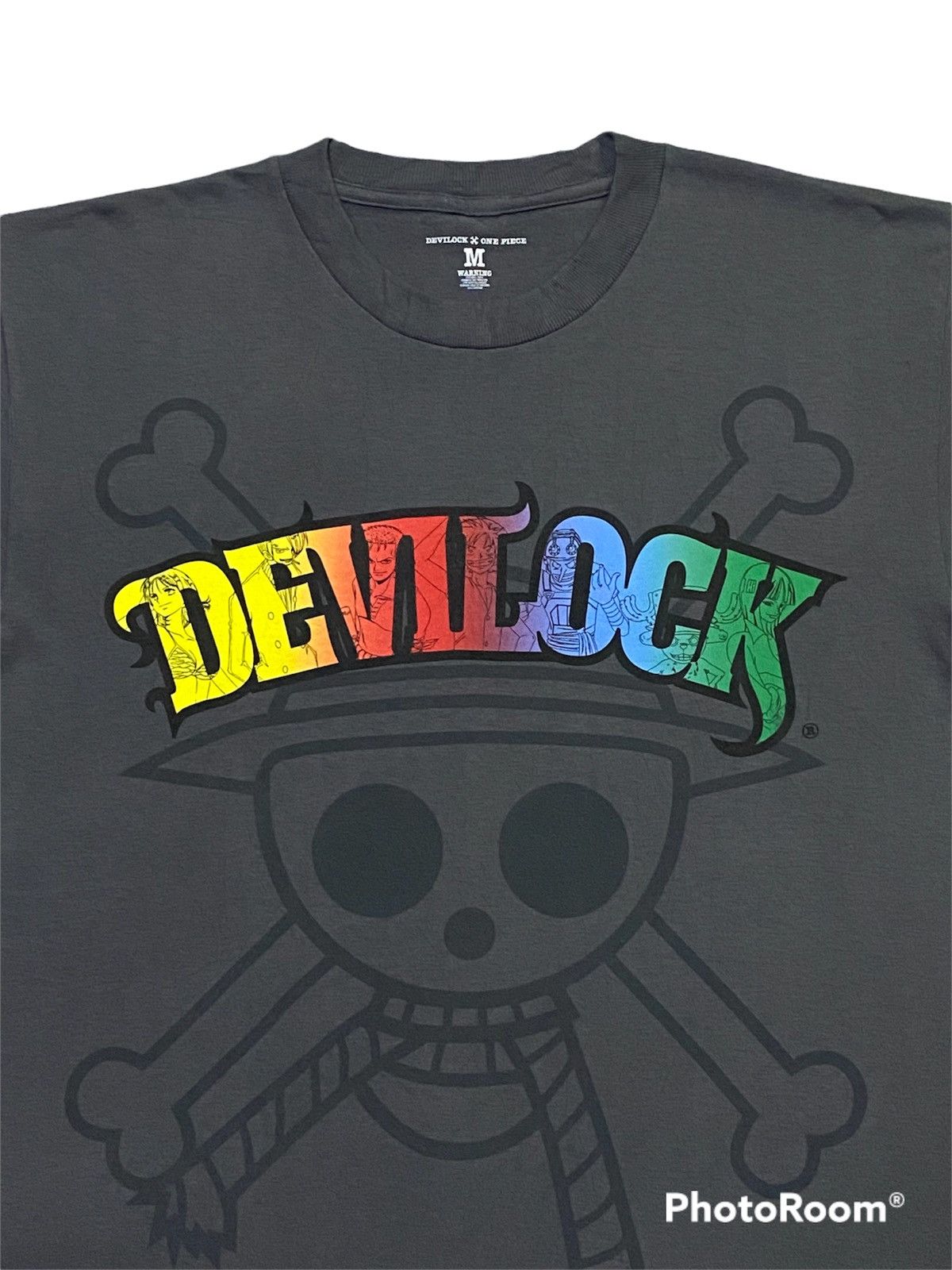 Anime × Devilock × One Piece Devilock x One Piece Collaboration Anime Big Print T-Shirt Size US M / EU 48-50 / 2 - 15 Thumbnail