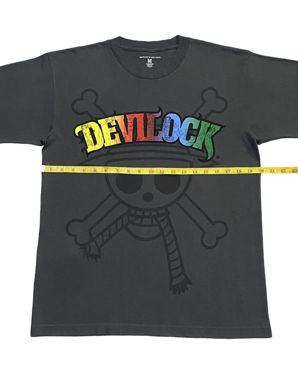 Anime × Devilock × One Piece Devilock x One Piece Collaboration Anime Big Print T-Shirt Size US M / EU 48-50 / 2 - 4 Thumbnail