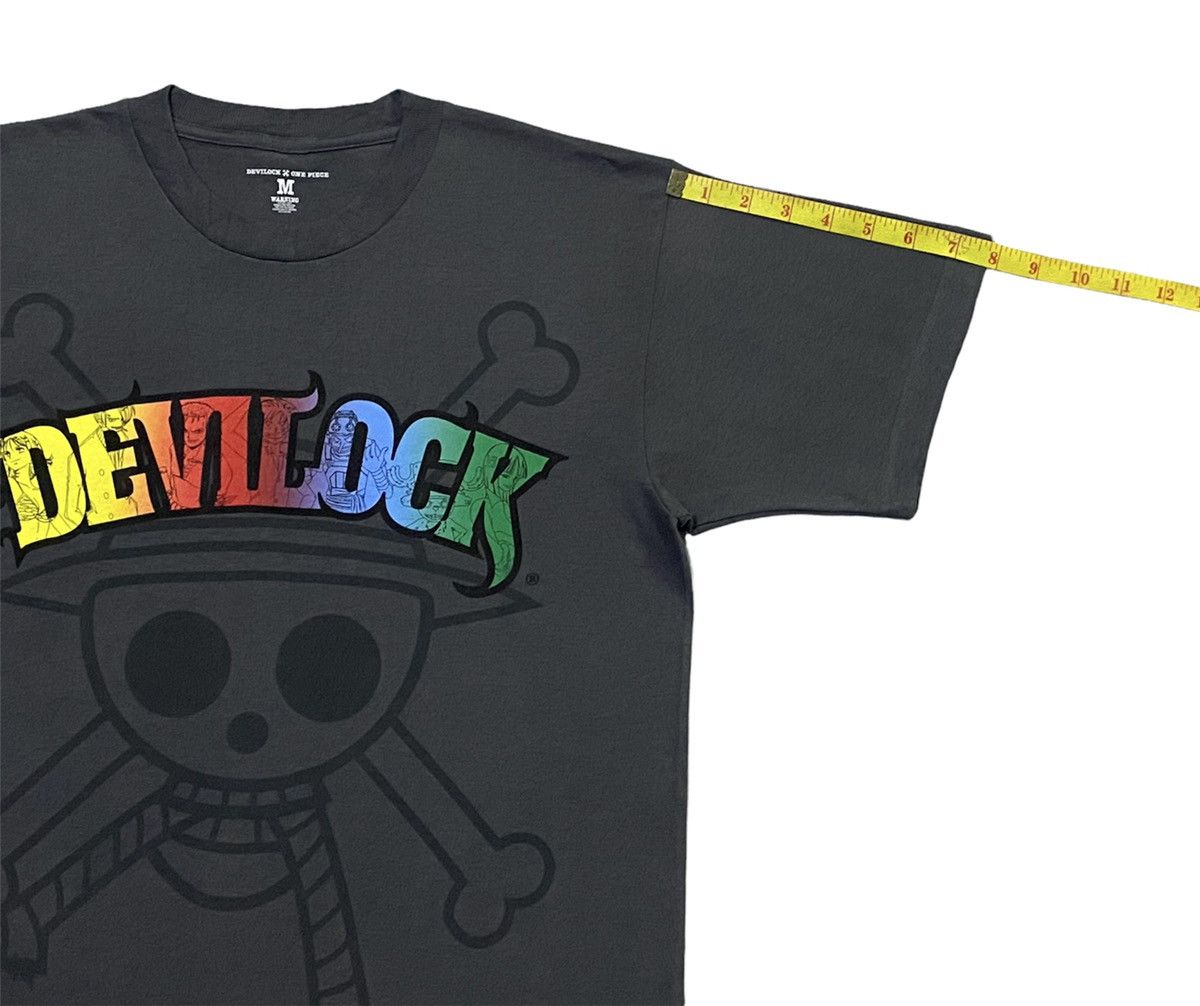 Anime × Devilock × One Piece Devilock x One Piece Collaboration Anime Big Print T-Shirt Size US M / EU 48-50 / 2 - 7 Thumbnail
