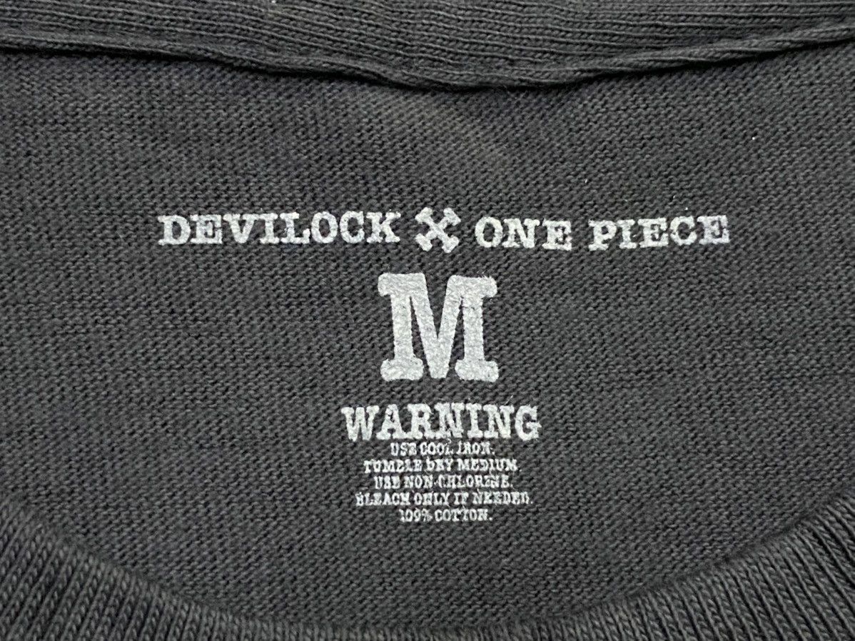 Anime × Devilock × One Piece Devilock x One Piece Collaboration Anime Big Print T-Shirt Size US M / EU 48-50 / 2 - 9 Thumbnail