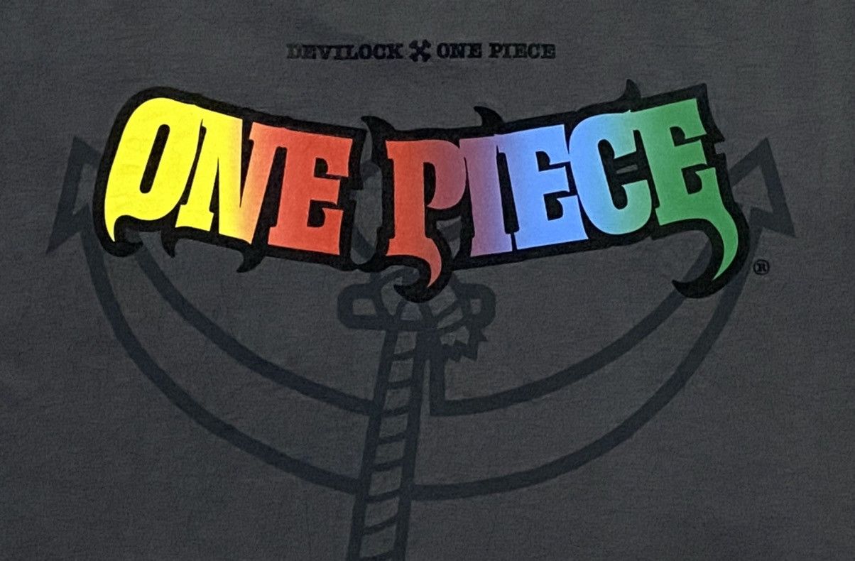 Anime × Devilock × One Piece Devilock x One Piece Collaboration Anime Big Print T-Shirt Size US M / EU 48-50 / 2 - 13 Thumbnail