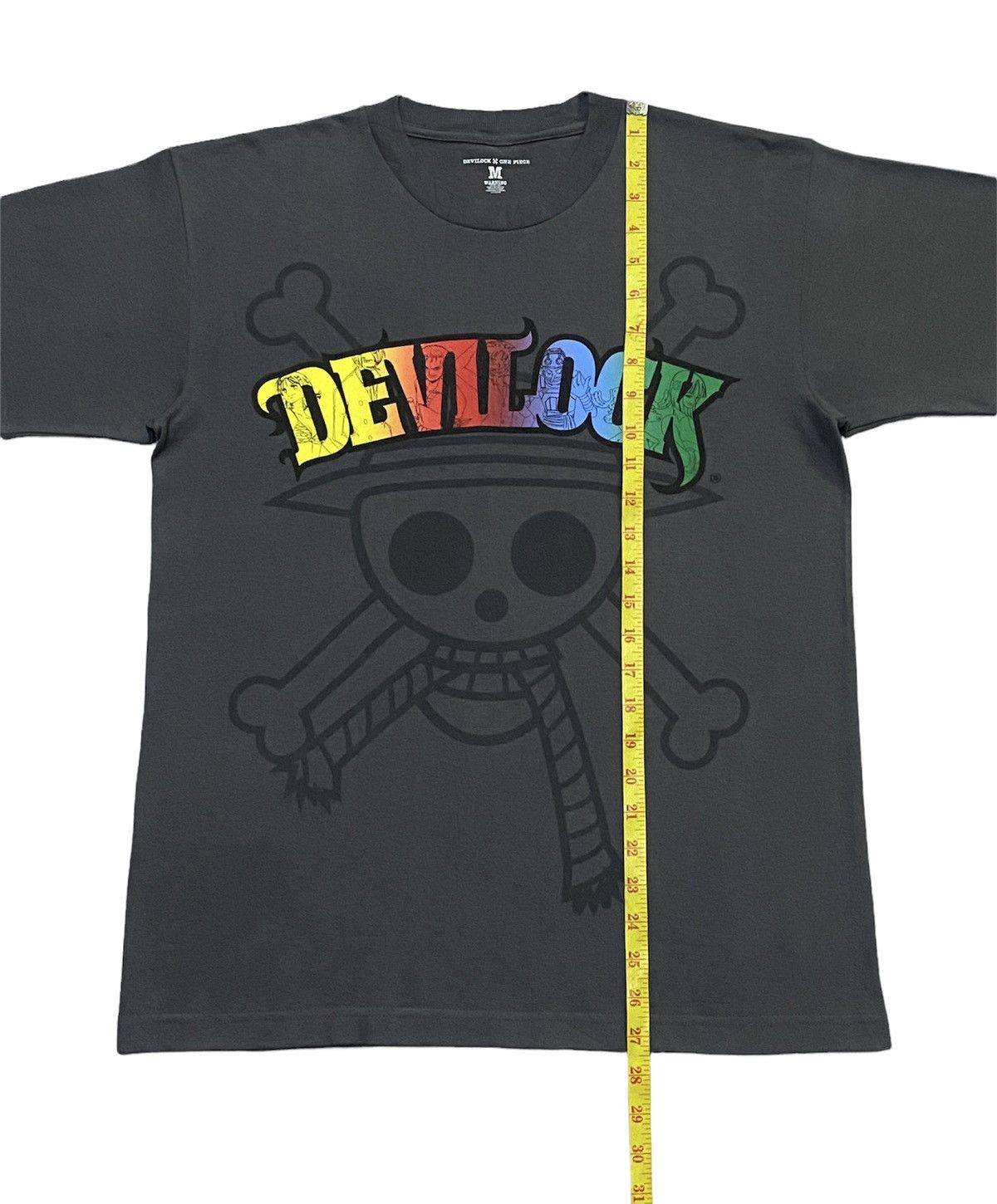 Anime × Devilock × One Piece Devilock x One Piece Collaboration Anime Big Print T-Shirt Size US M / EU 48-50 / 2 - 5 Thumbnail