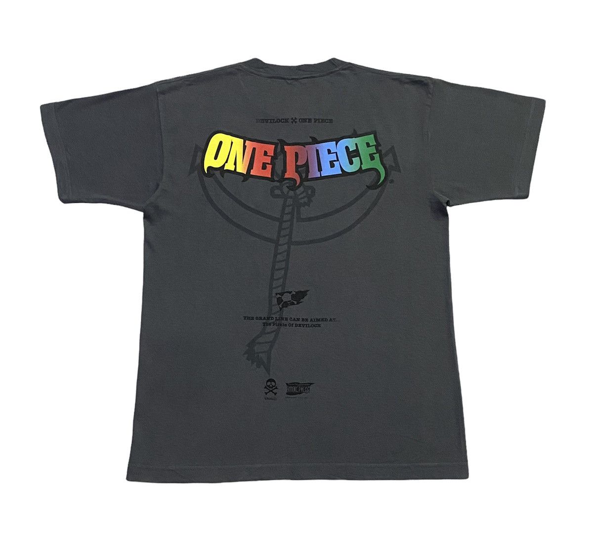 Anime × Devilock × One Piece Devilock x One Piece Collaboration Anime Big Print T-Shirt Size US M / EU 48-50 / 2 - 3 Thumbnail