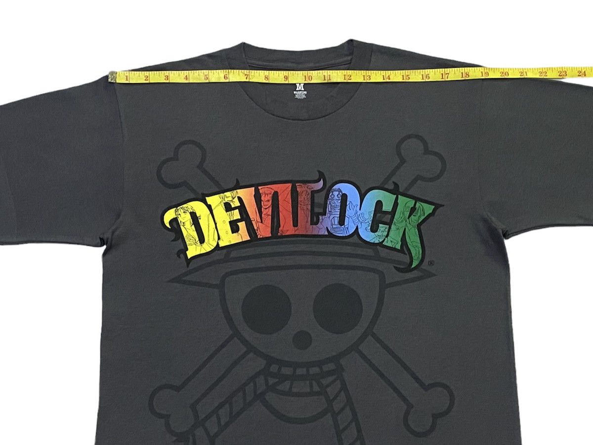 Anime × Devilock × One Piece Devilock x One Piece Collaboration Anime Big Print T-Shirt Size US M / EU 48-50 / 2 - 6 Thumbnail