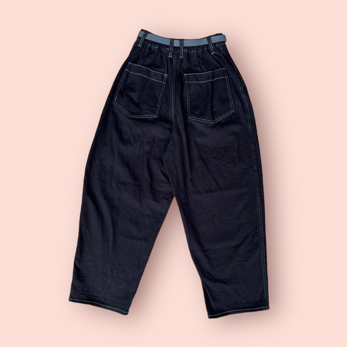Japanese Brand NICO AND... WIDE BAGGY PANTS JAPAN Size US 31 - 3 Thumbnail