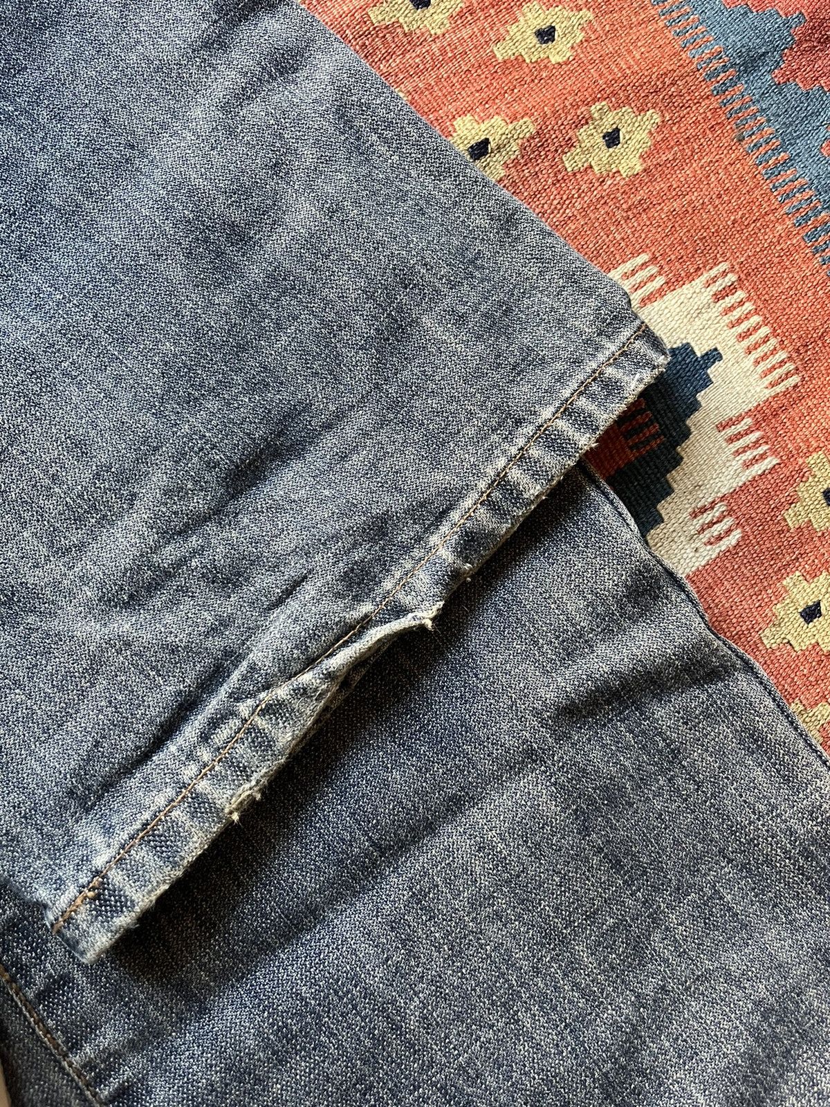 Japanese Brand Vintage bootcut mud wash denim flare Size US 32 / EU 48 - 7 Thumbnail