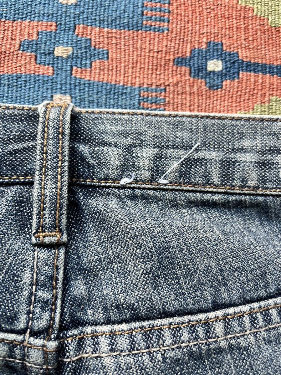Japanese Brand Vintage bootcut mud wash denim flare Size US 32 / EU 48 - 9 Thumbnail