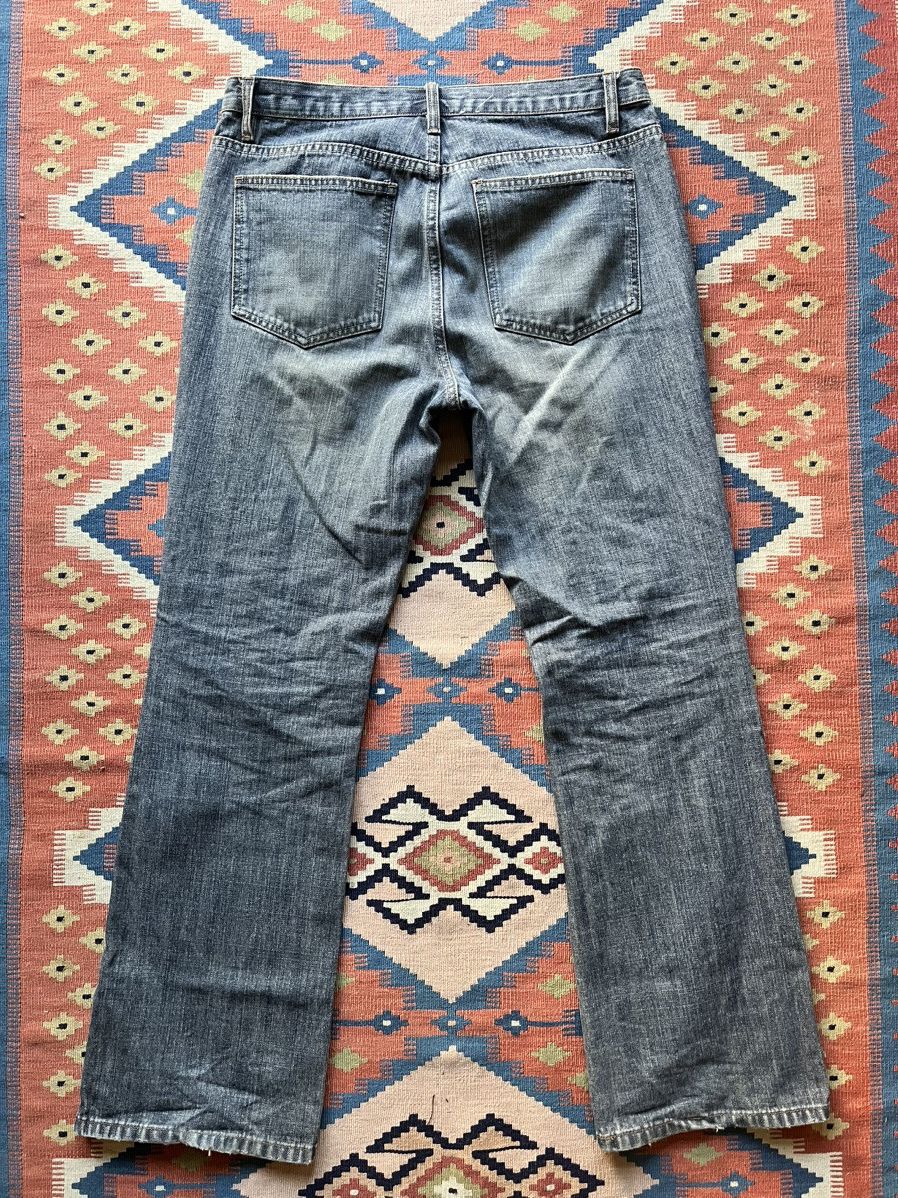 Japanese Brand Vintage bootcut mud wash denim flare Size US 32 / EU 48 - 2 Thumbnail