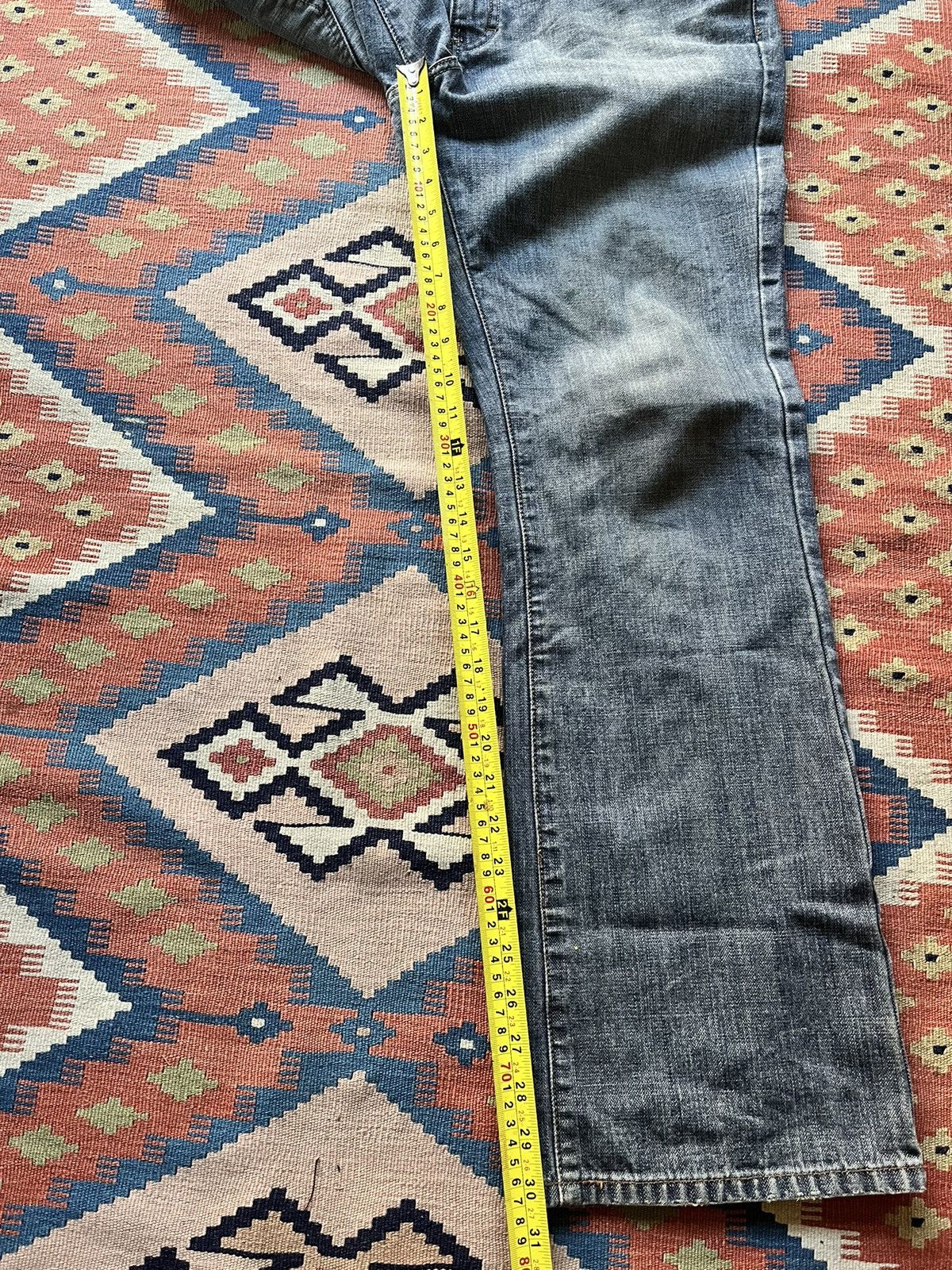 Japanese Brand Vintage bootcut mud wash denim flare Size US 32 / EU 48 - 11 Thumbnail
