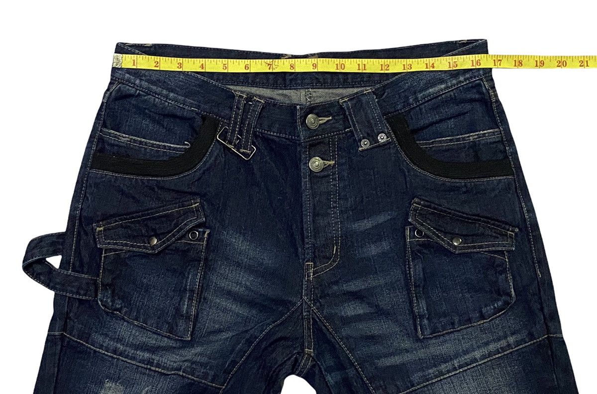 Japanese Brand × PPFM PPFM Design Distressed Denim Jeans Size US 33 - 4 Thumbnail