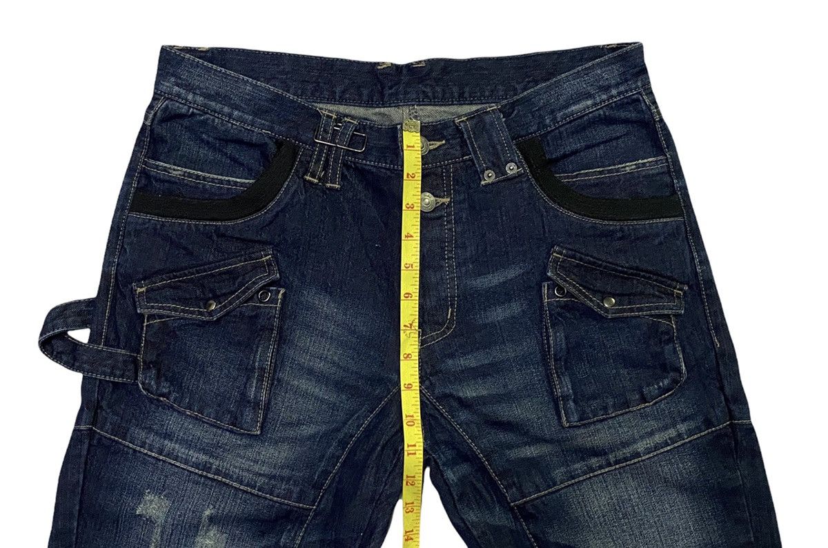 Japanese Brand × PPFM PPFM Design Distressed Denim Jeans Size US 33 - 5 Thumbnail