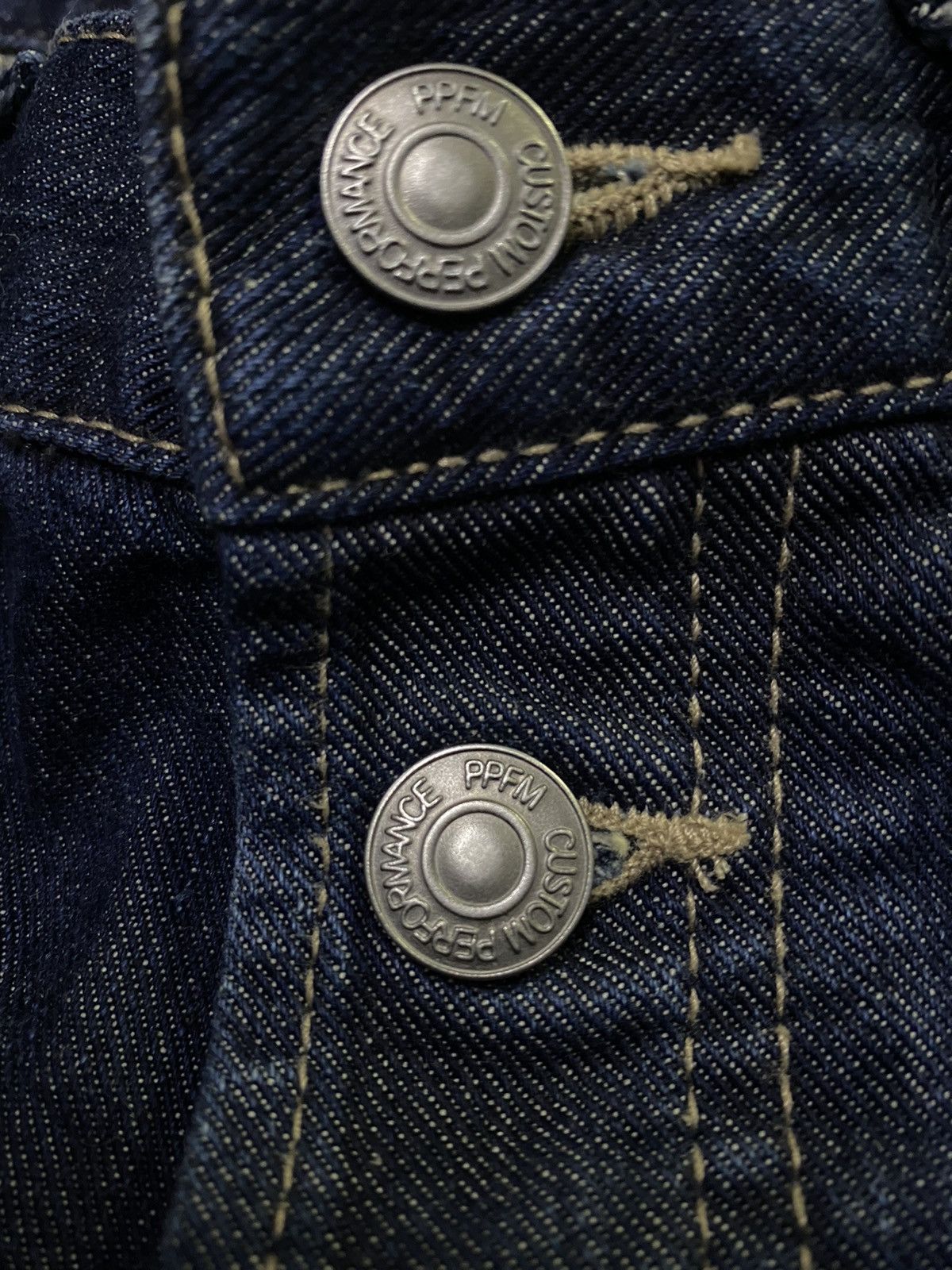 Japanese Brand × PPFM PPFM Design Distressed Denim Jeans Size US 33 - 16 Thumbnail