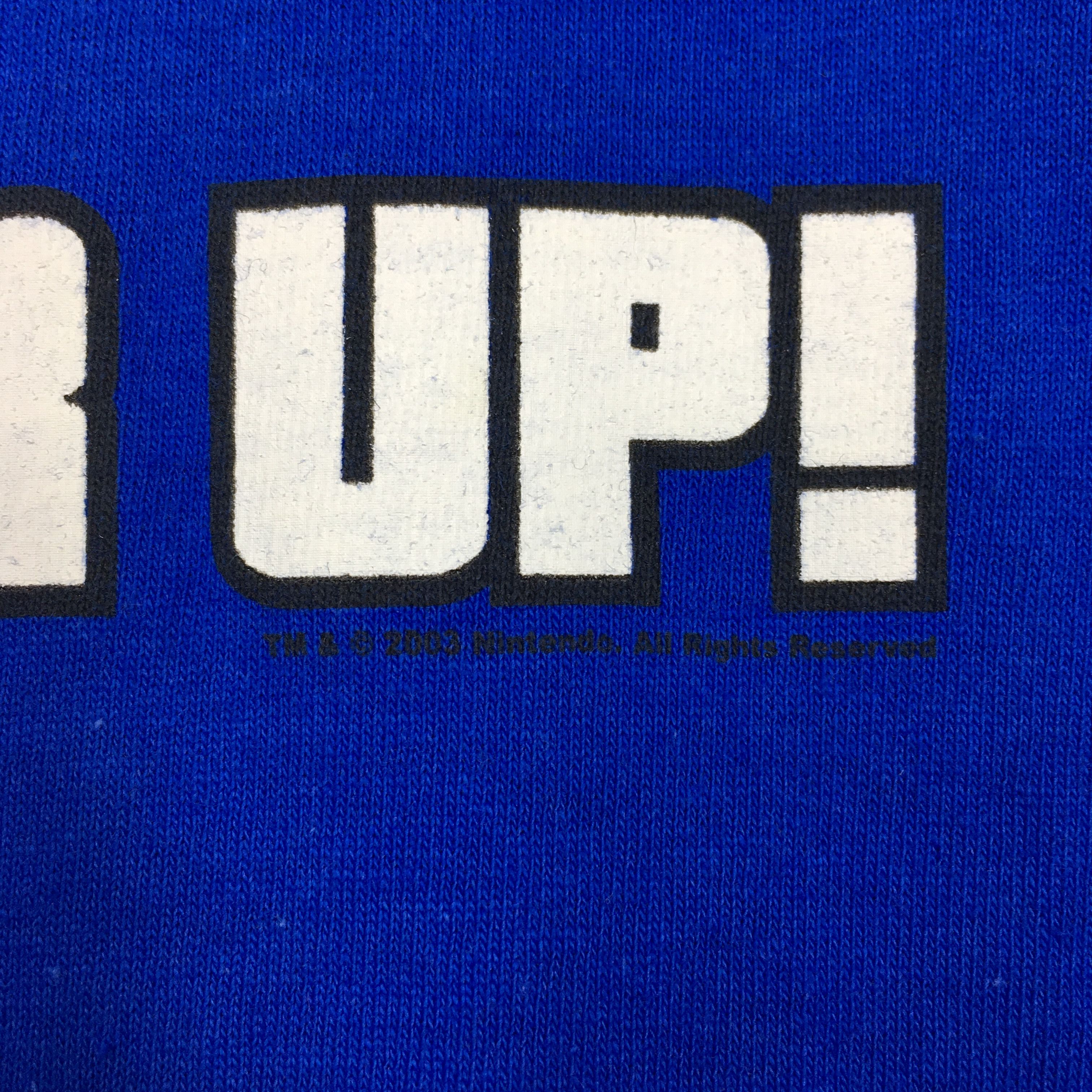 Nintendo × Vintage Vintage Super Mario Bros Nintendo Blue Tshirt Size M Size US M / EU 48-50 / 2 - 5 Thumbnail