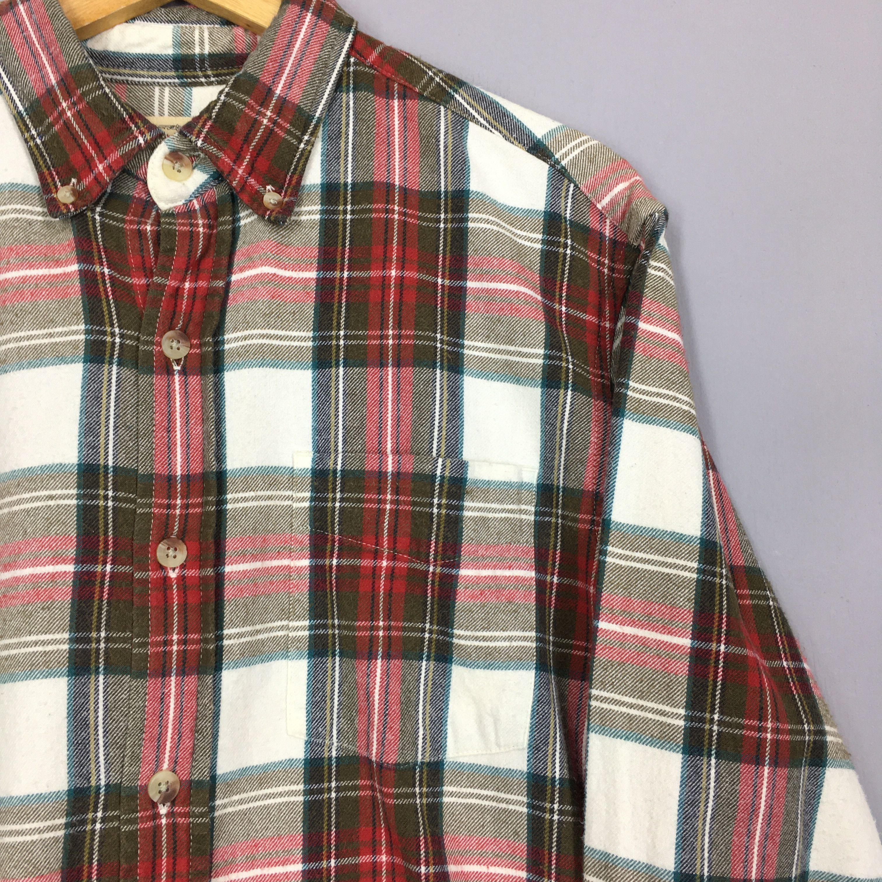 Flannel × Redhead × Vintage Vintage Red Head Plaid Checkered Flannel Shirt Size M Size US M / EU 48-50 / 2 - 2 Thumbnail