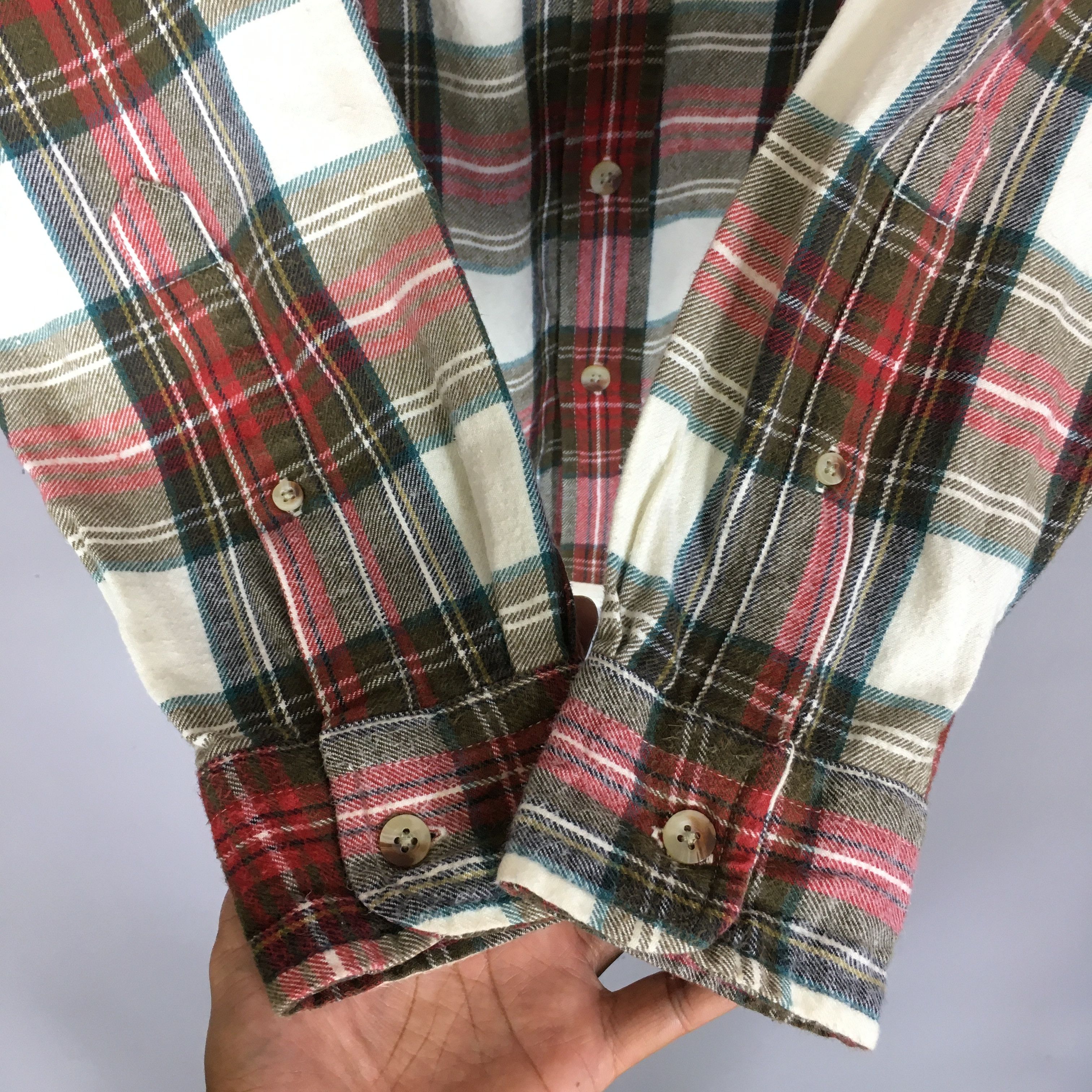 Flannel × Redhead × Vintage Vintage Red Head Plaid Checkered Flannel Shirt Size M Size US M / EU 48-50 / 2 - 4 Thumbnail