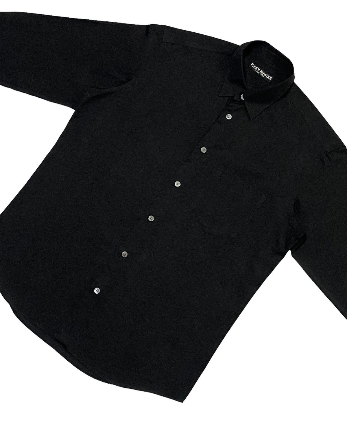 Issey Miyake × Japanese Brand × Tete Homme Issey Miyake Long Sleeve Shirt Button Ups Size US M / EU 48-50 / 2 - 16 Thumbnail