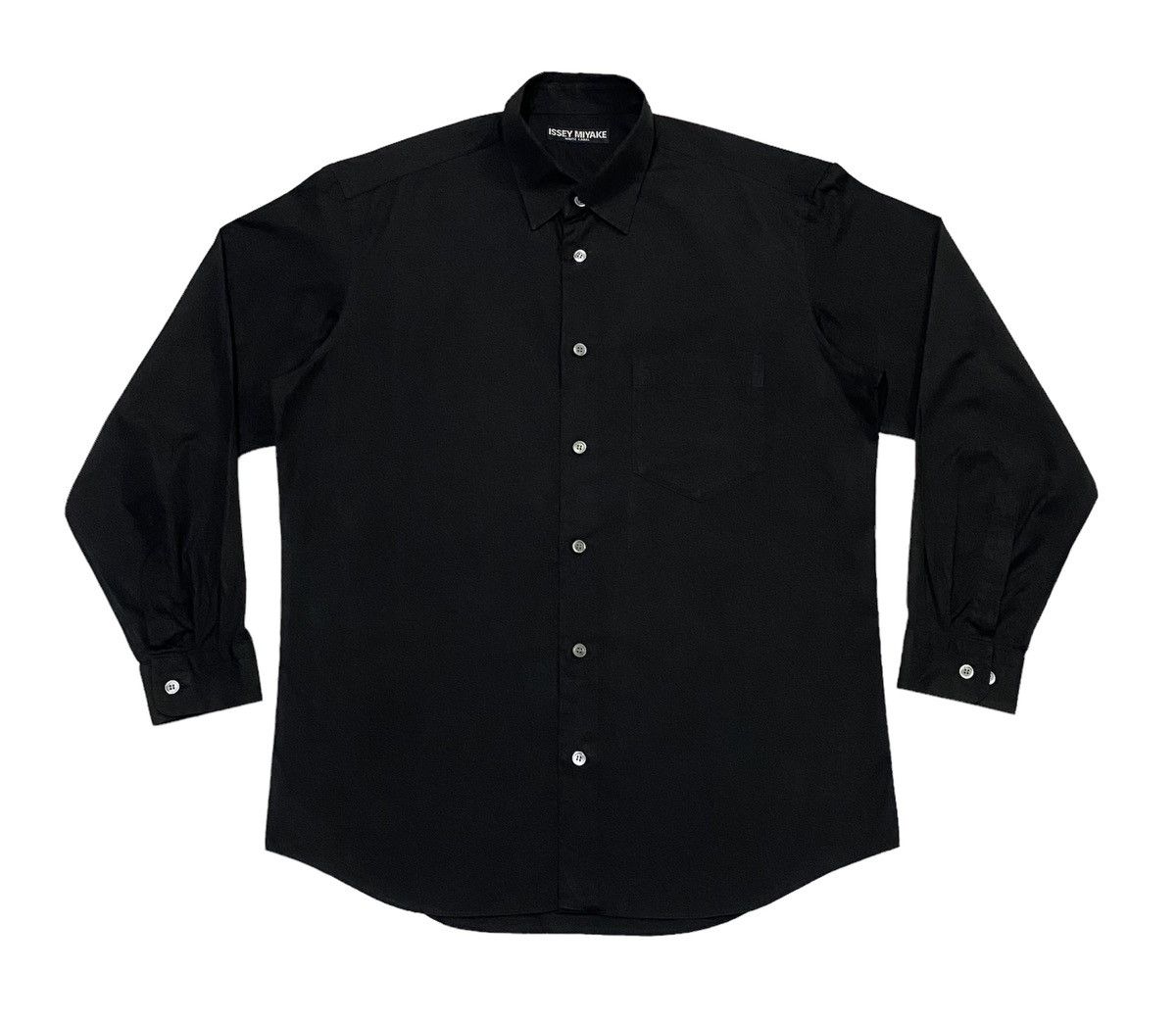 Issey Miyake × Japanese Brand × Tete Homme Issey Miyake Long Sleeve Shirt Button Ups Size US M / EU 48-50 / 2 - 2 Thumbnail