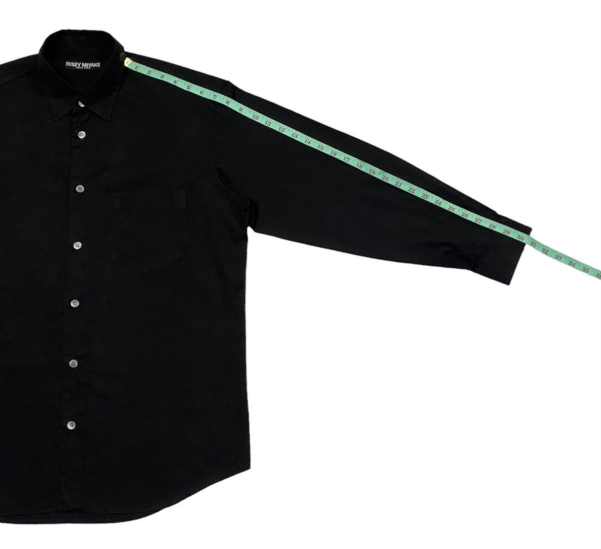 Issey Miyake × Japanese Brand × Tete Homme Issey Miyake Long Sleeve Shirt Button Ups Size US M / EU 48-50 / 2 - 8 Thumbnail