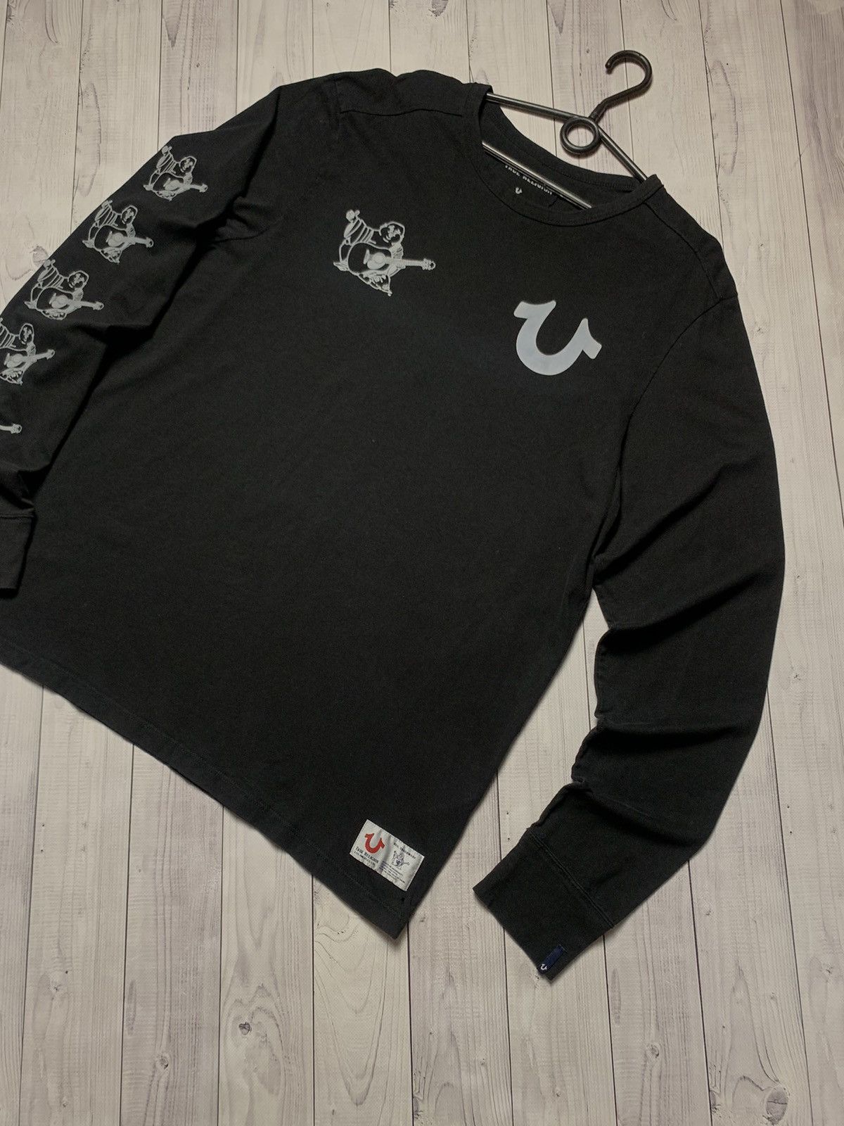 Japanese Brand × True Religion × Vintage Vintage True Religion long sleeve logo rare size Xl Size US XL / EU 56 / 4 - 2 Thumbnail