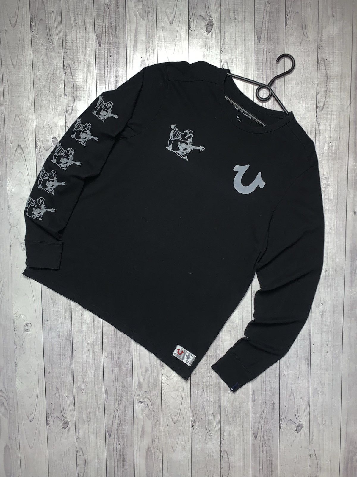 Japanese Brand × True Religion × Vintage Vintage True Religion long sleeve logo rare size Xl Size US XL / EU 56 / 4 - 1 Thumbnail