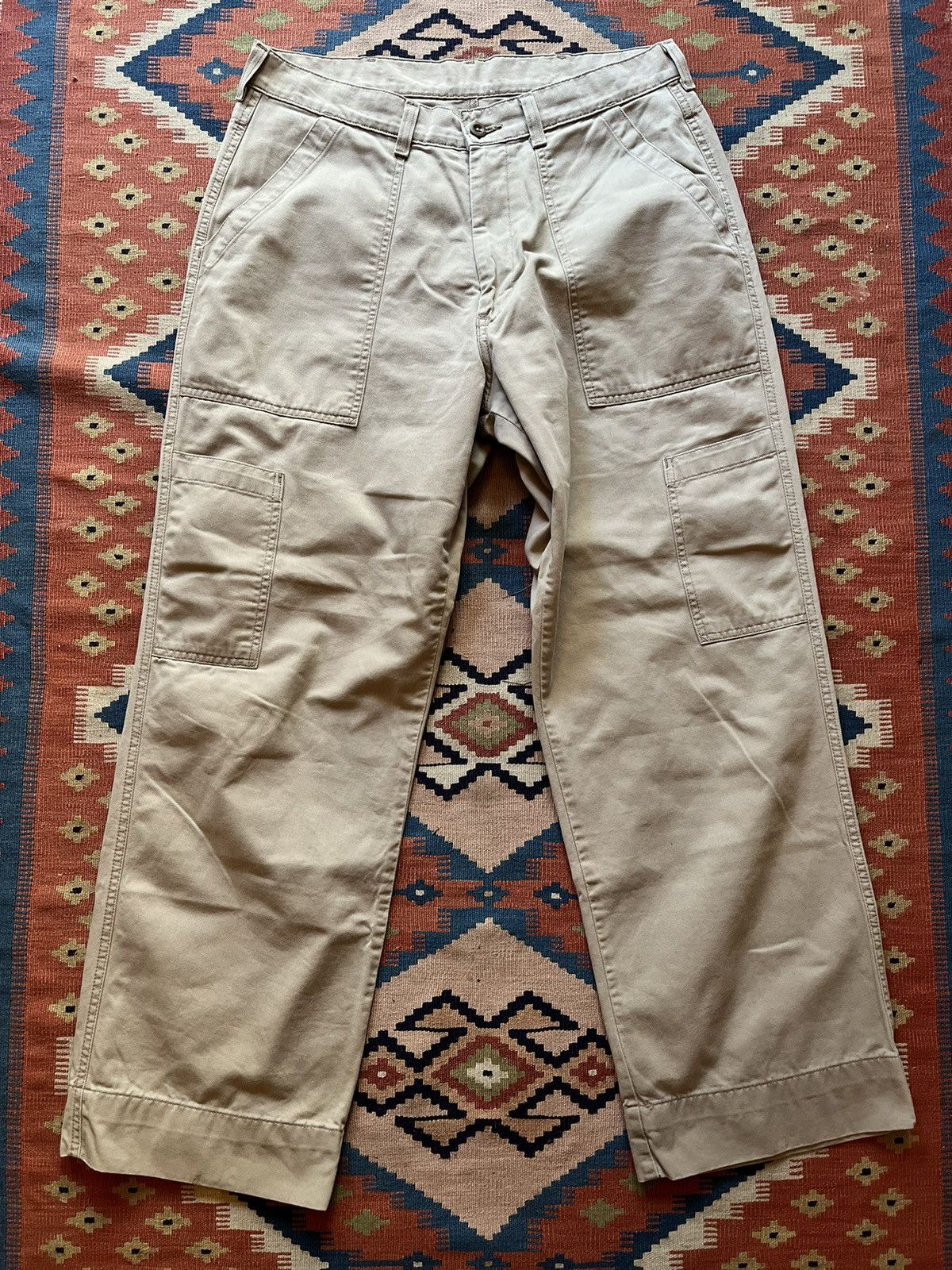 Vintage Ralph lauren field cargo pants khaki