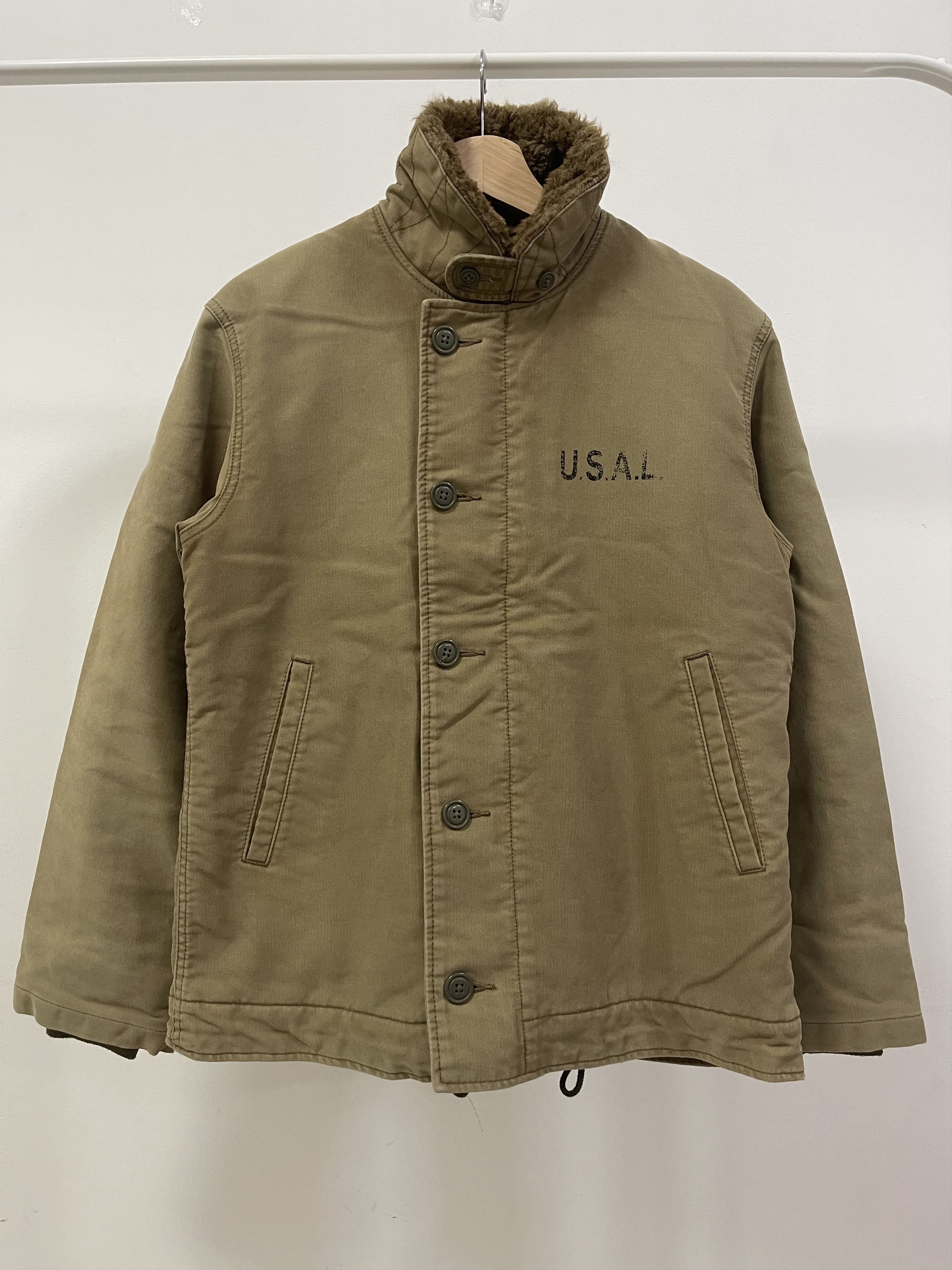 Alpha Industries Vintage Alpha Industries Lined Sherpa Jacket Size US S / EU 44-46 / 1 - 1 Thumbnail