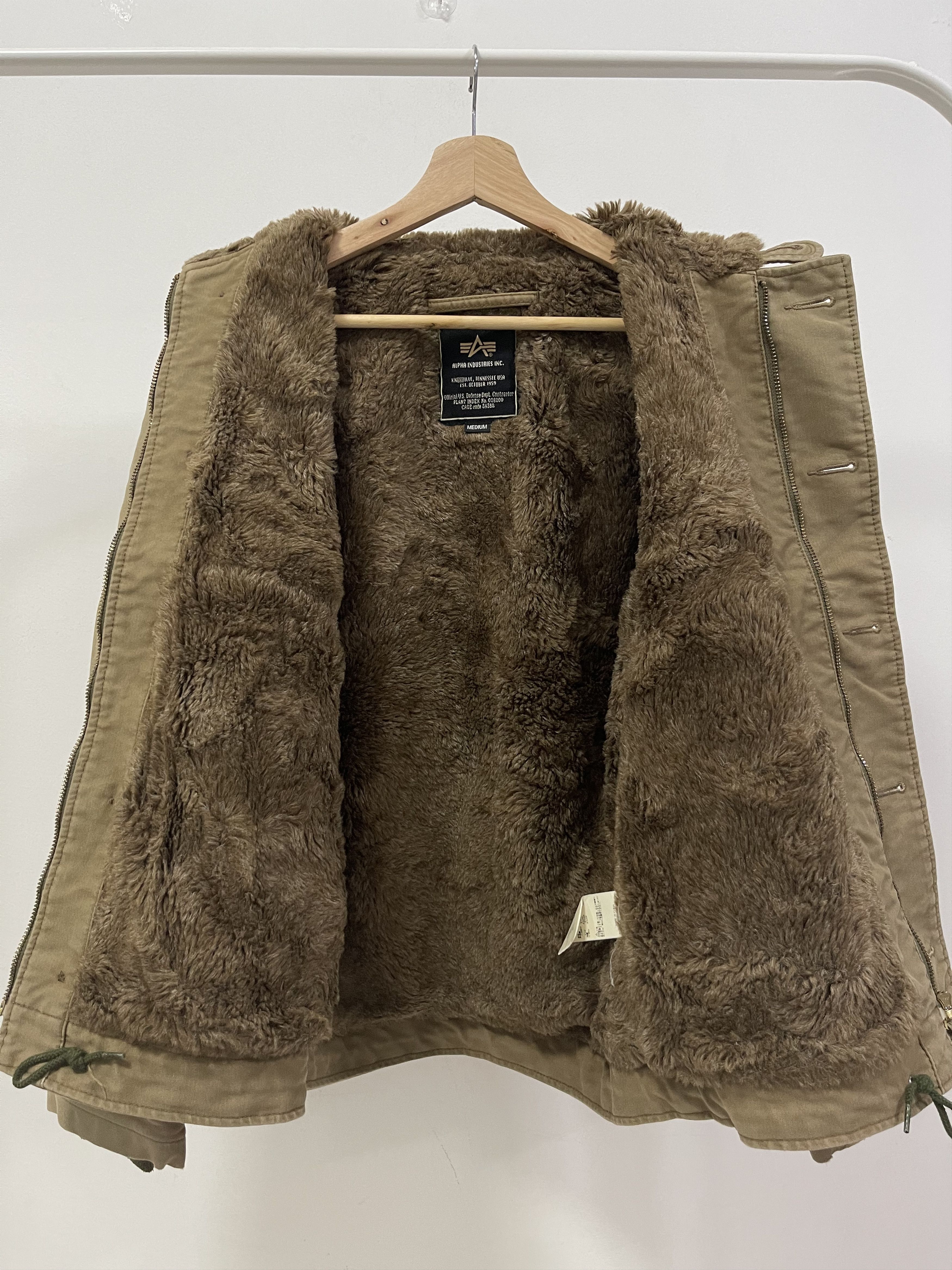 Alpha Industries Vintage Alpha Industries Lined Sherpa Jacket Size US S / EU 44-46 / 1 - 11 Thumbnail