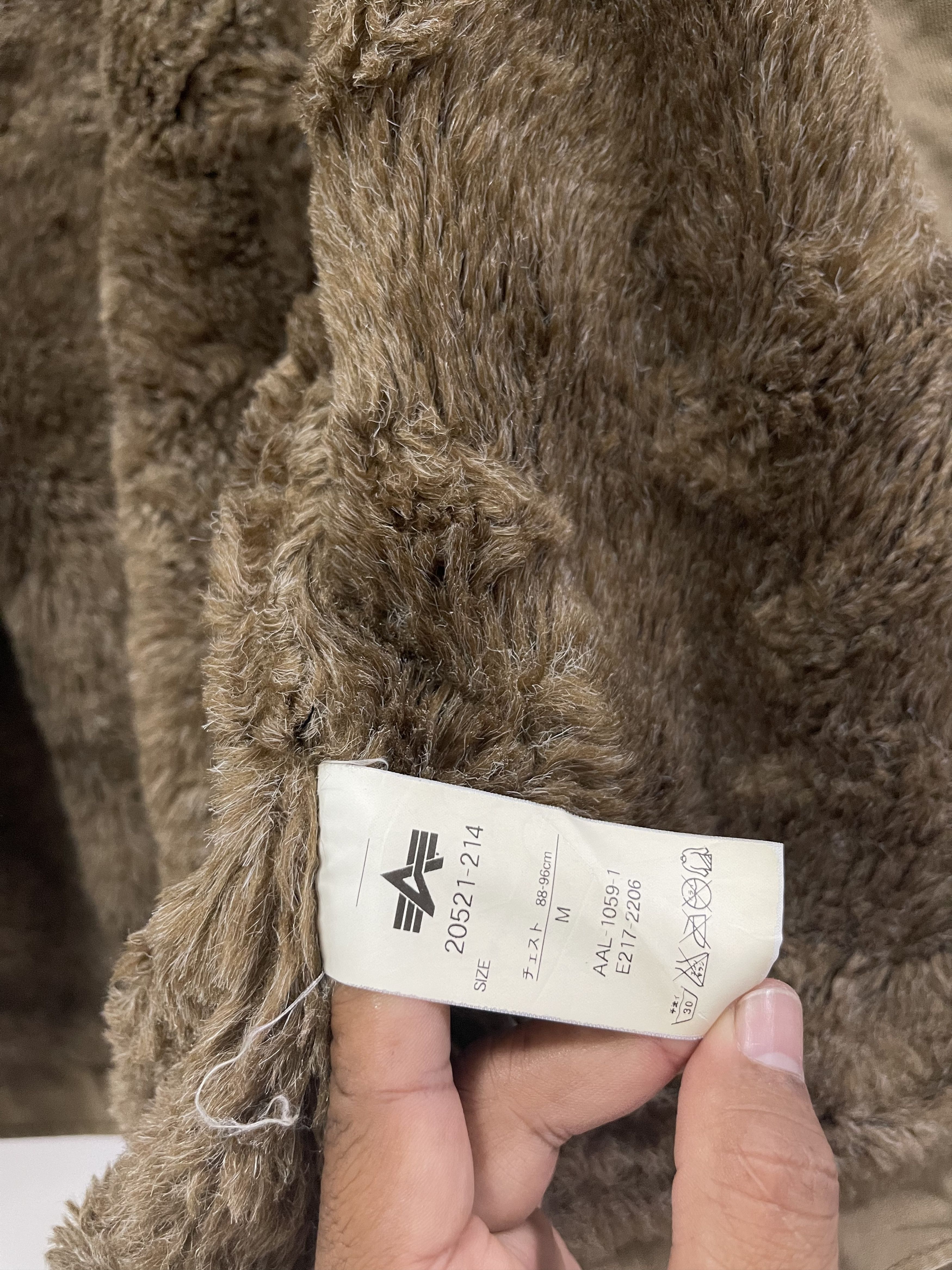 Alpha Industries Vintage Alpha Industries Lined Sherpa Jacket Size US S / EU 44-46 / 1 - 14 Thumbnail