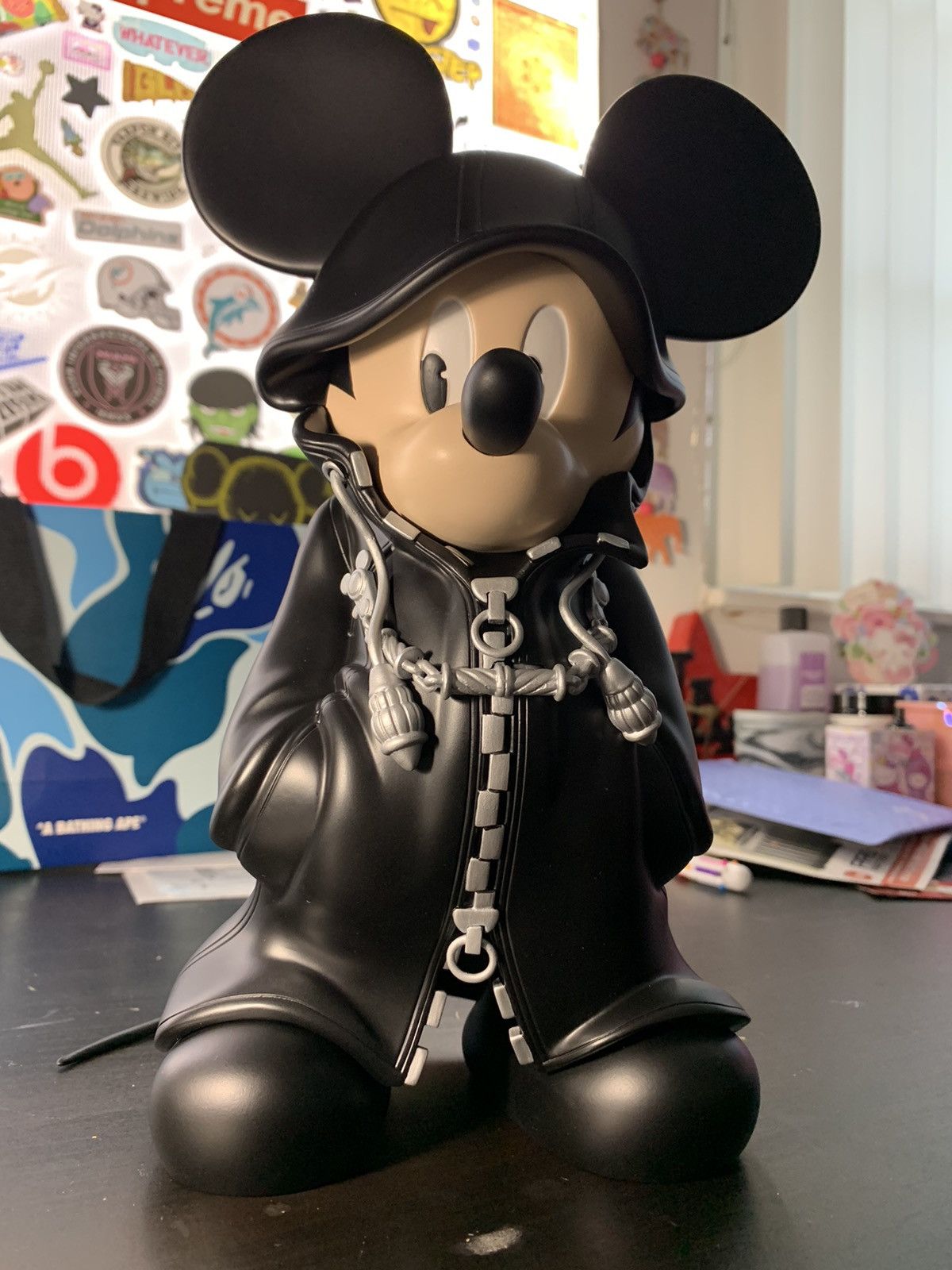 Disney King Mickey kingdom hearts large statue 11” figure vinyl