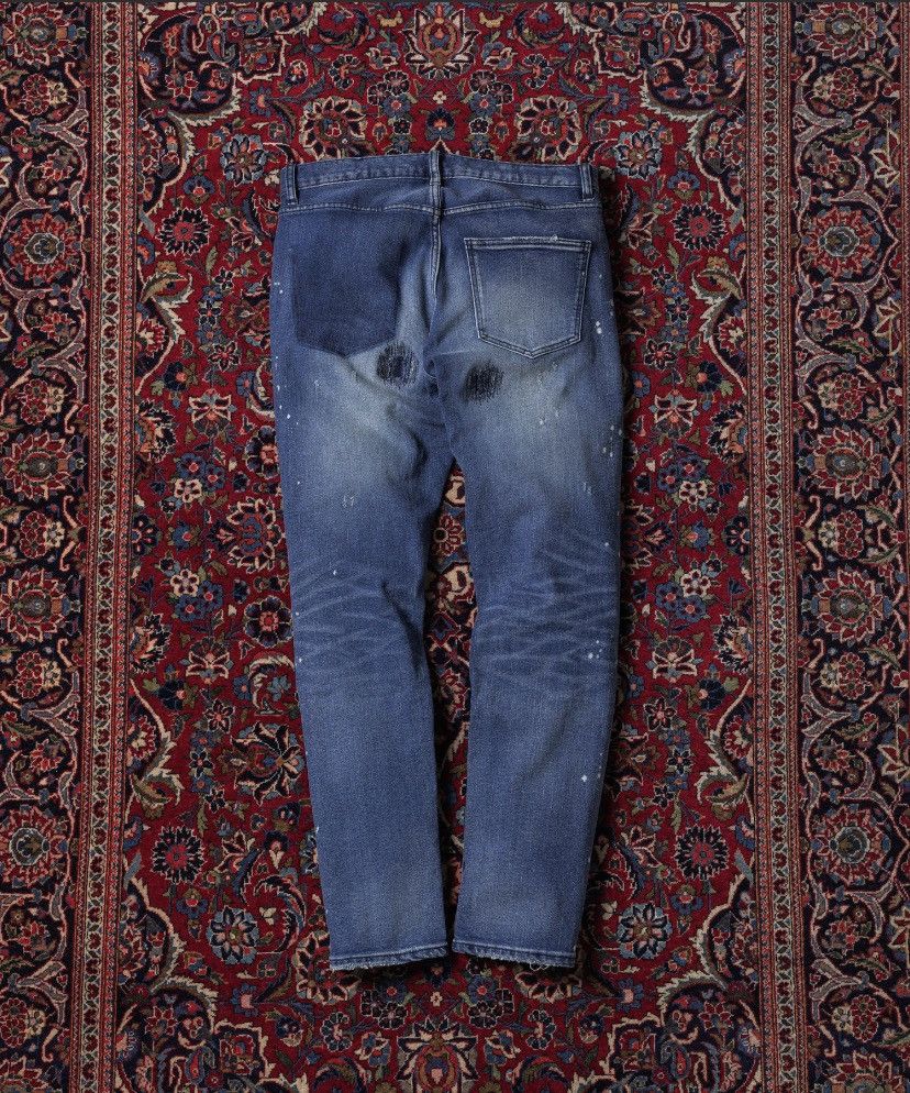 Number (N)ine RE: Number Nine grunge VINTAGE CLASH DENIM PANTS