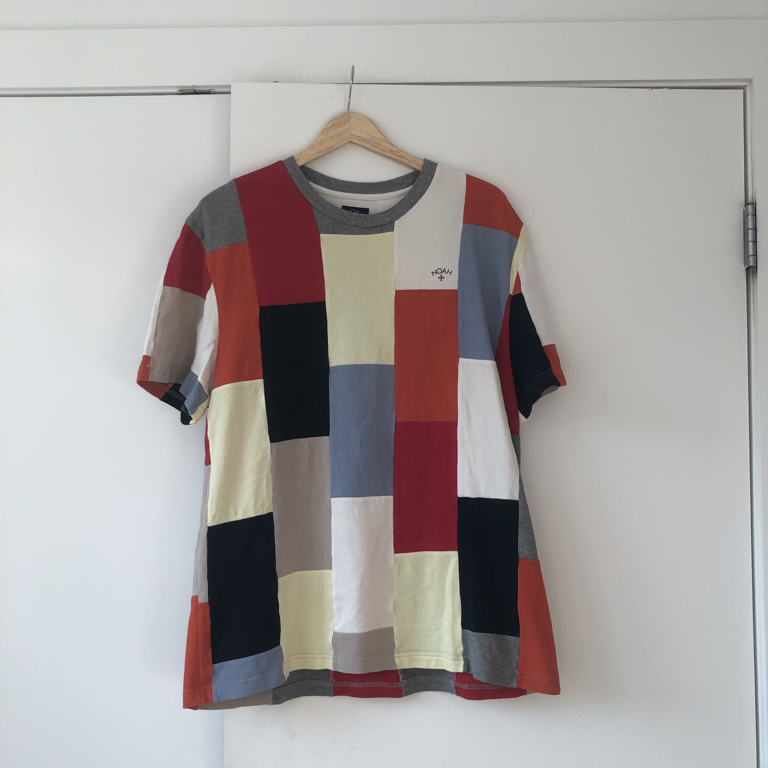 image of Noah Patchwork Pique Top, Men's (Size XL)