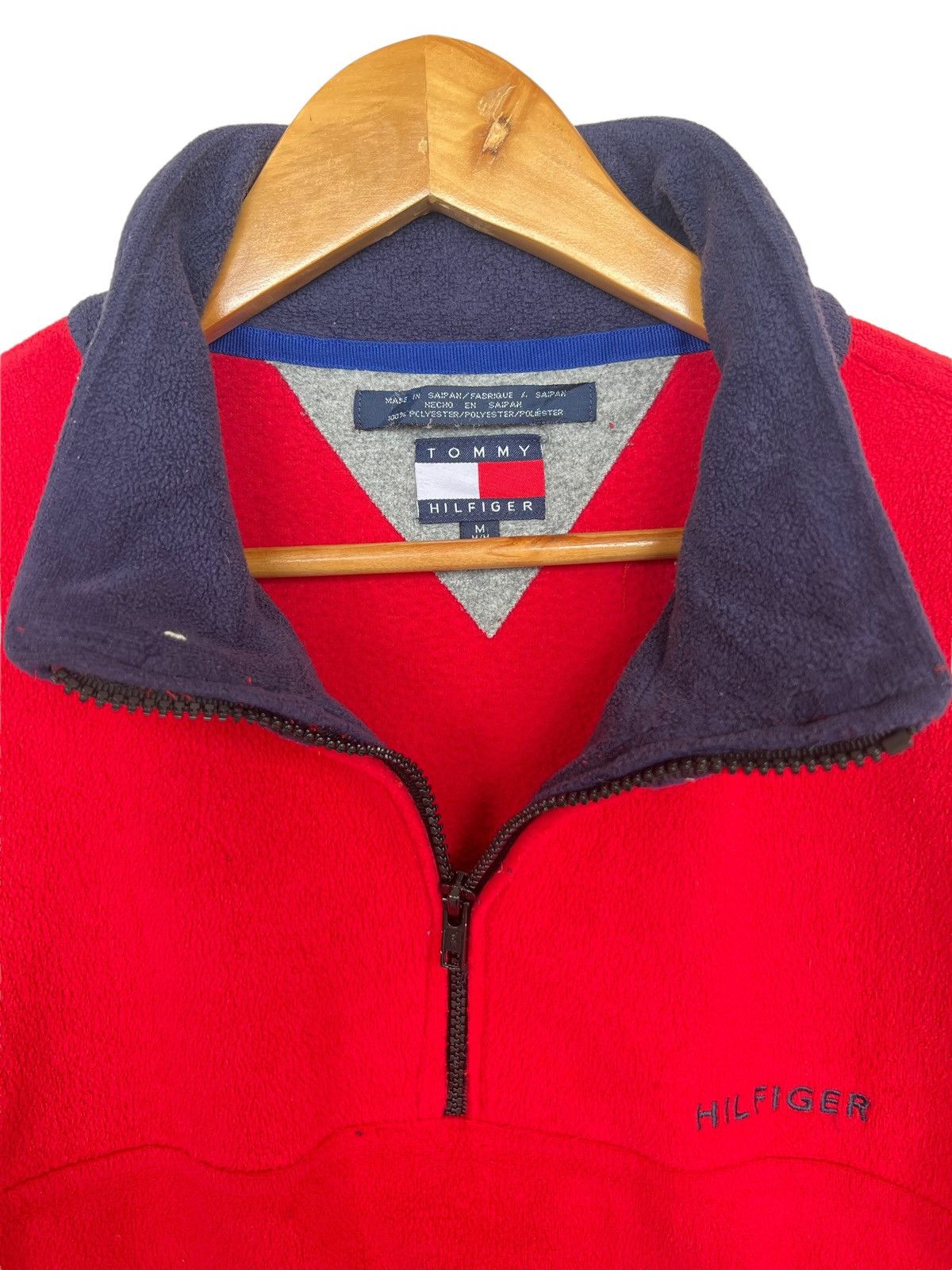 Tommy Hilfiger Vintage 90s Tommy Hilfiger Fleece Sweater XL Size US XL / EU 56 / 4 - 12 Thumbnail