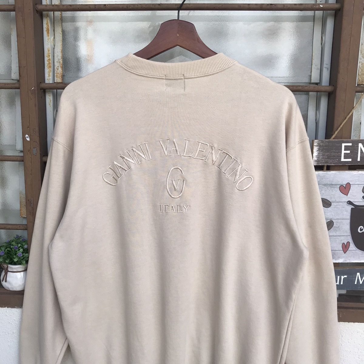 Gianni Valentino × Valentino Gianni Valentino Embroidered crewneck jumper sweatshirt Size US L / EU 52-54 / 3 - 9 Thumbnail