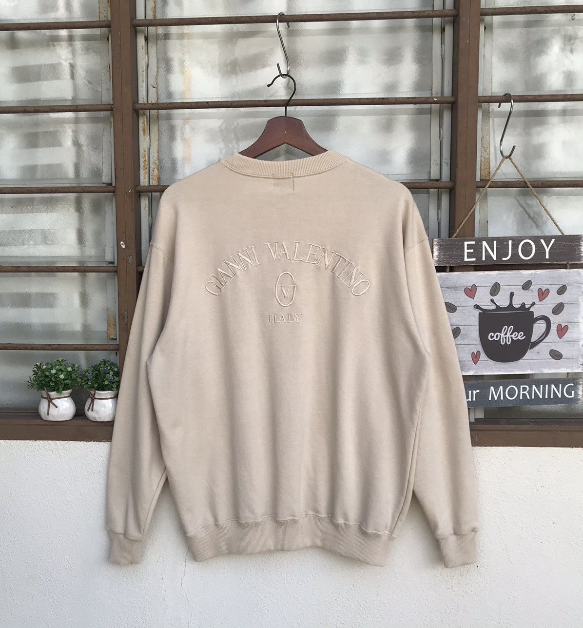 Gianni Valentino × Valentino Gianni Valentino Embroidered crewneck jumper sweatshirt Size US L / EU 52-54 / 3 - 1 Thumbnail